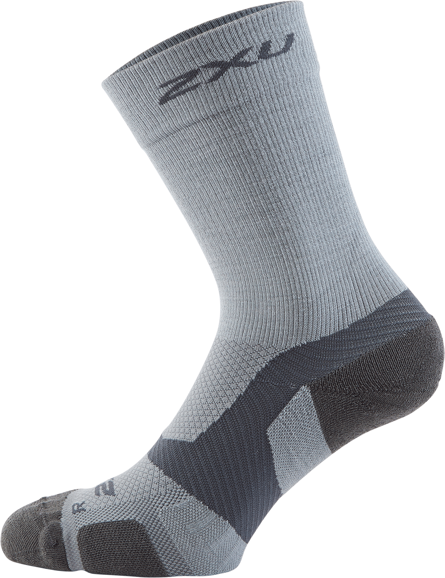 Vectr Merino L.cush Crew Sock Grey/grey