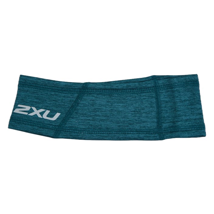 Ignition Headband Deep Jade/silver Reflective, Unisex, Apparels, hats & caps, Running, ONESIZE