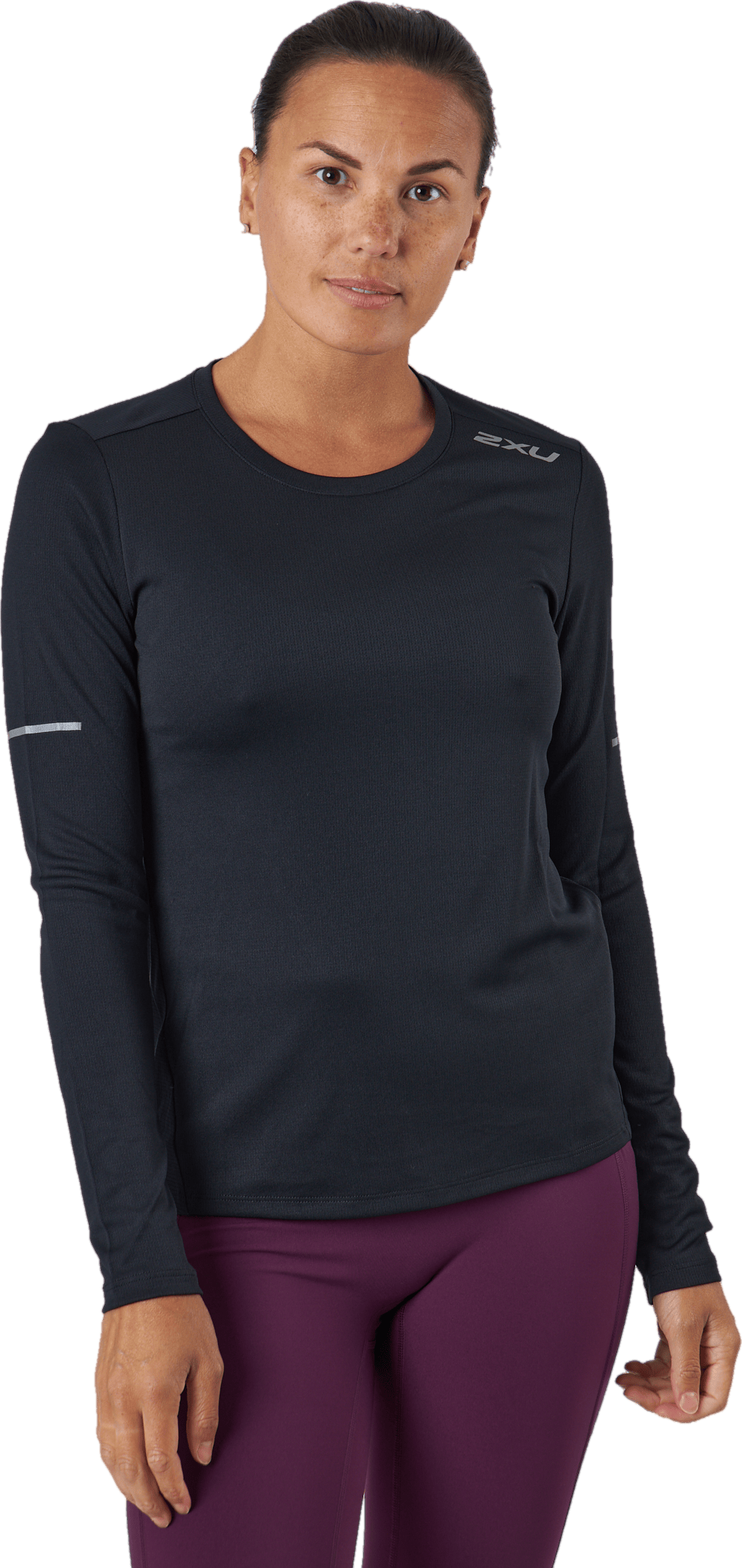 Aero L/s Black/silver Reflective