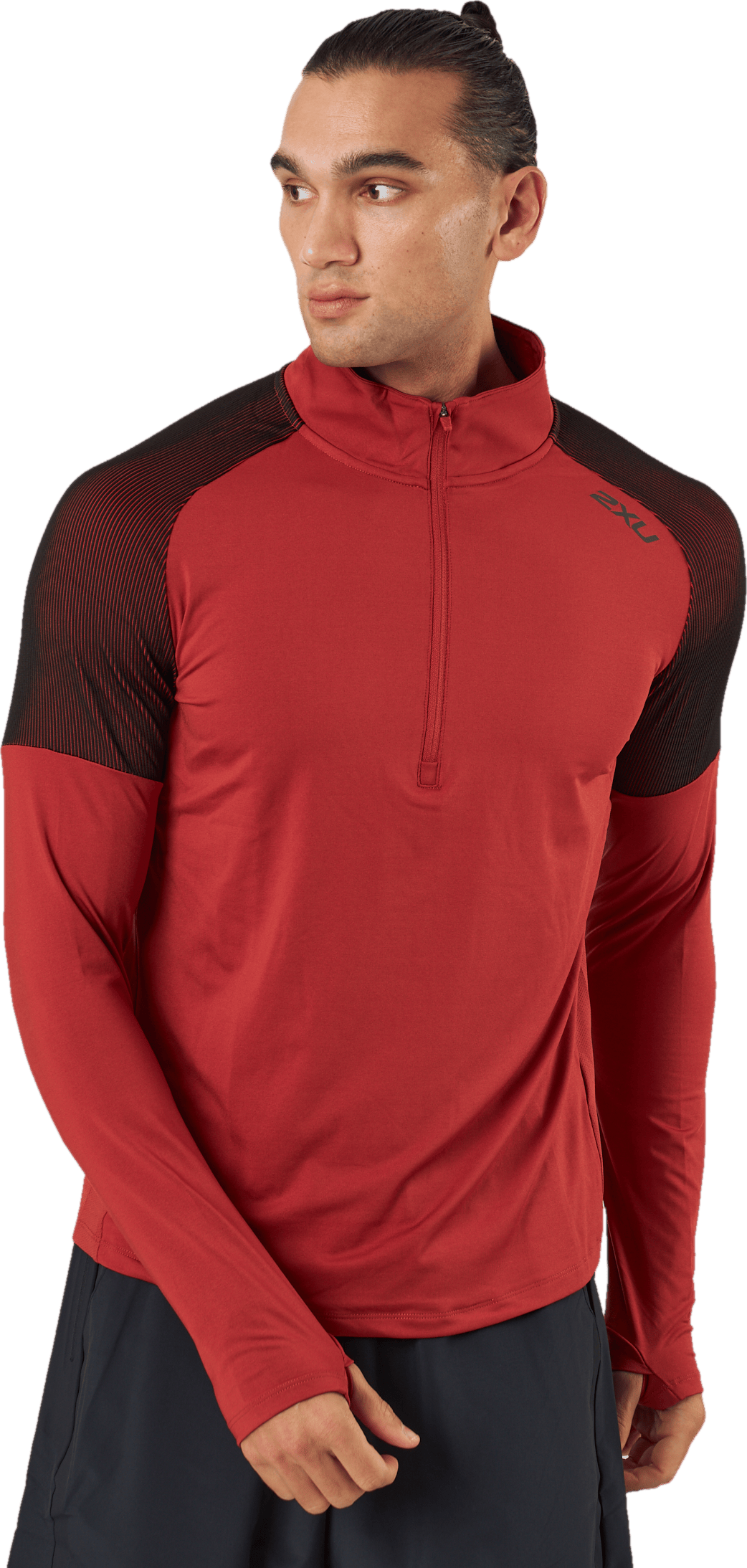 Light Speed 1/2 Zip Chilli Oil/black Reflective