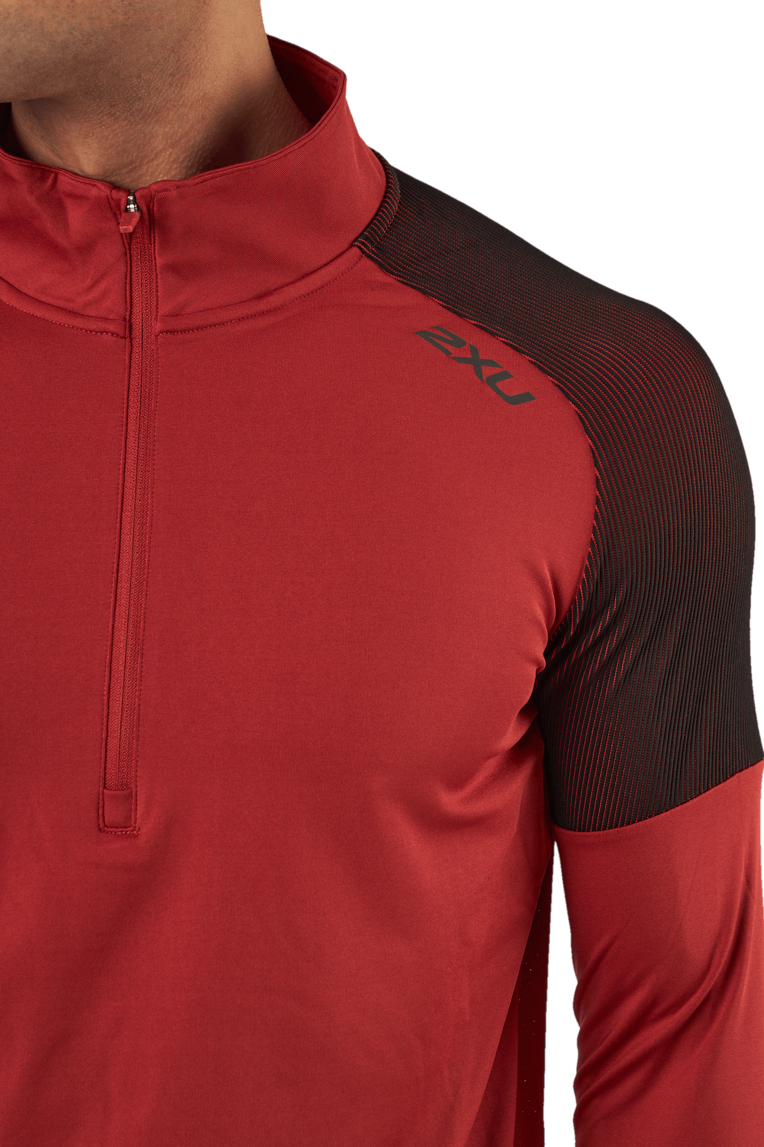 Light Speed 1/2 Zip Chilli Oil/black Reflective - Bild 4