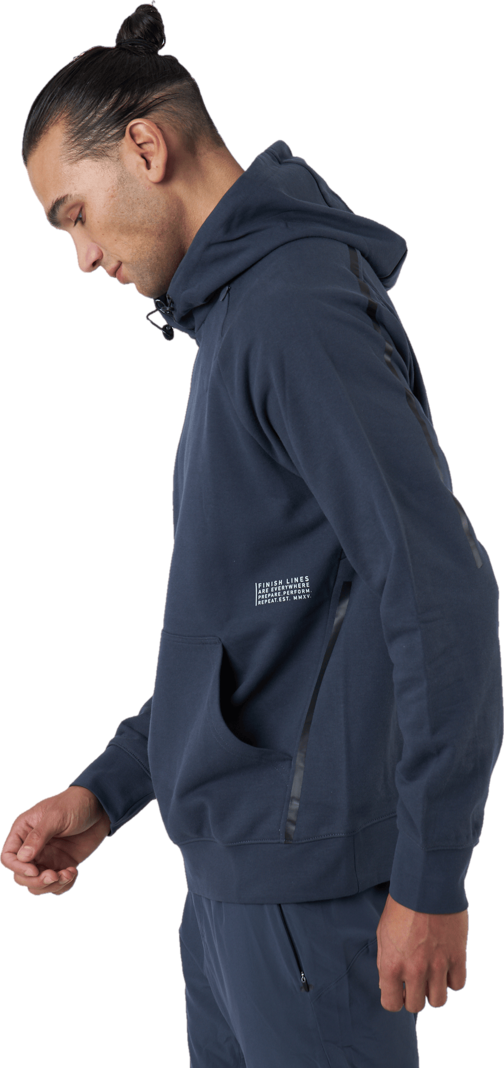 Motion Hoodie India Ink/white - Bild 2