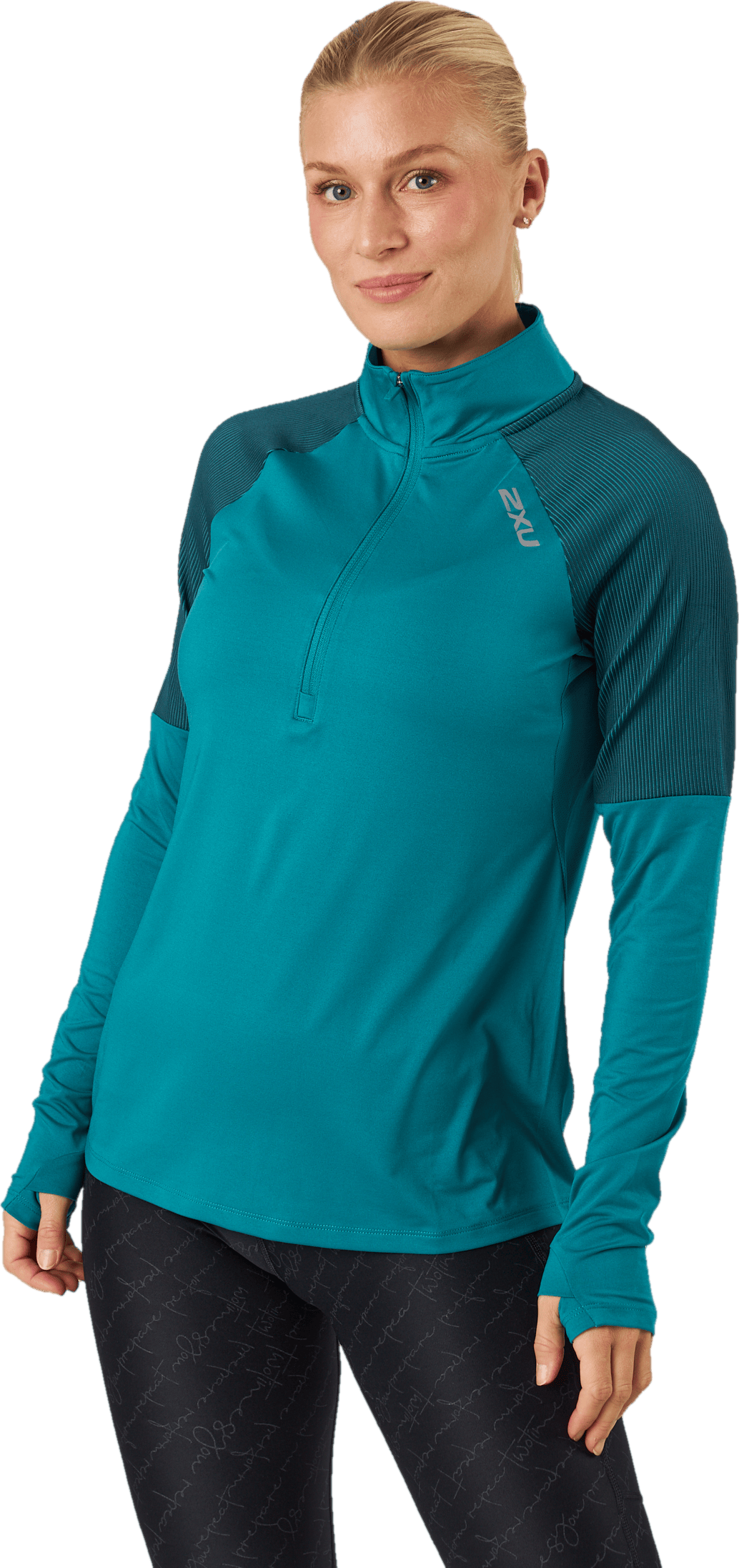 Light Speed 1/2 Zip Jade/silver Reflective