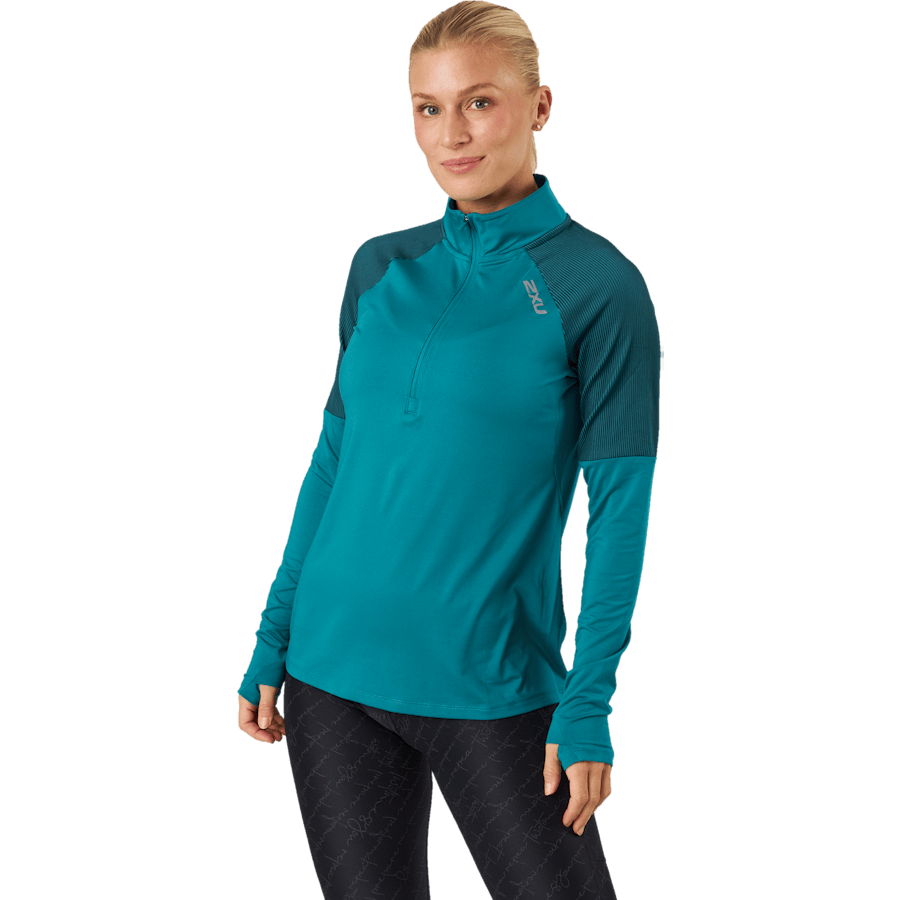 Light Speed 1/2 Zip Jade/silver Reflective