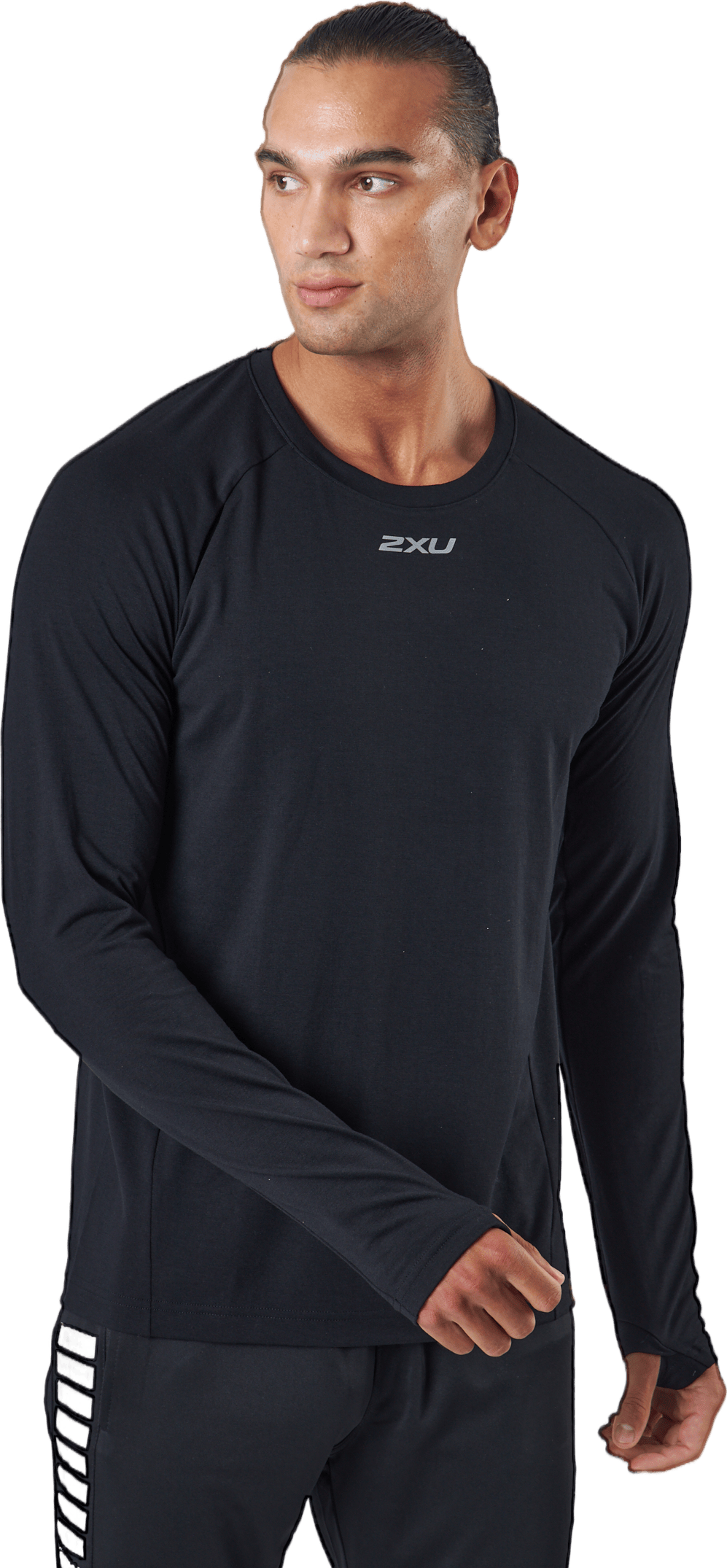 Ignition Base Layer L/s Black/silver Reflective
