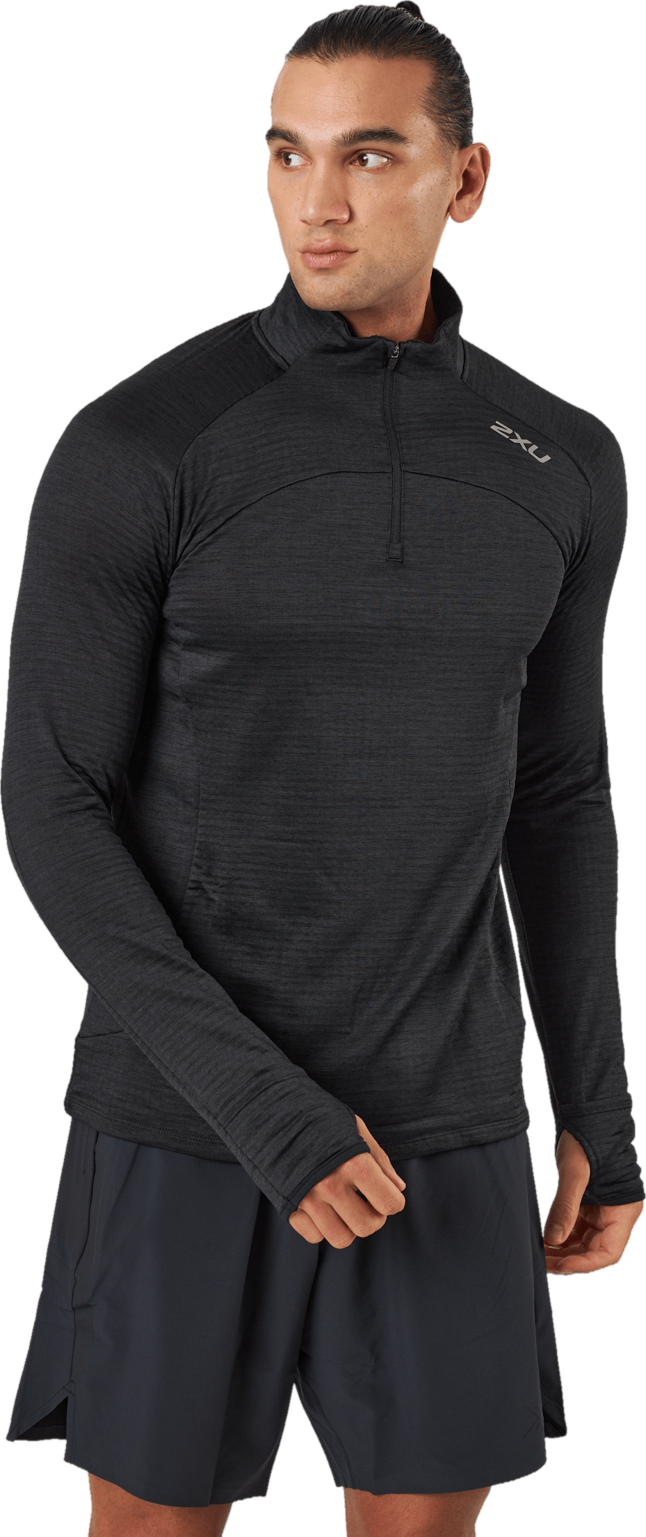 Ignition 1/4 Zip Black/silver Reflective