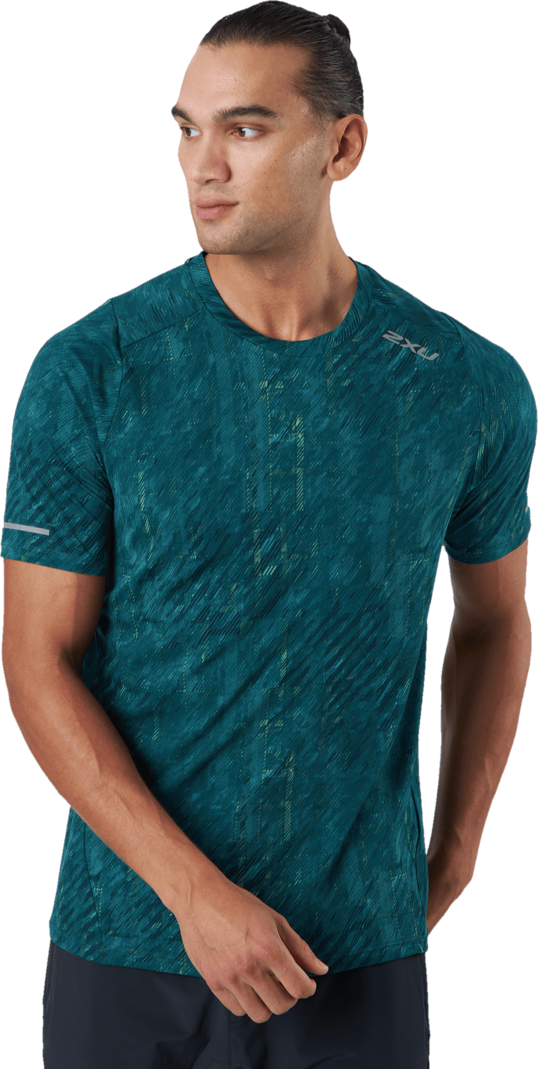 Light Speed Tee Glitch Check/silver Reflective