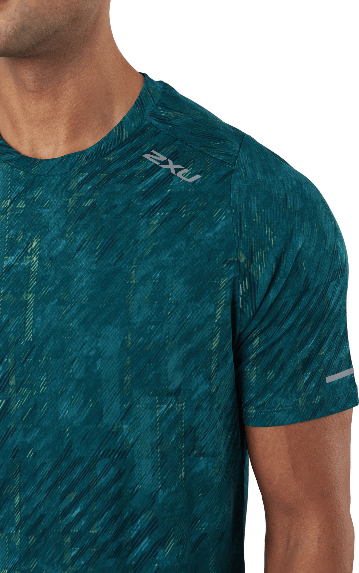 Light Speed Tee Glitch Check/silver Reflective - Bild 4