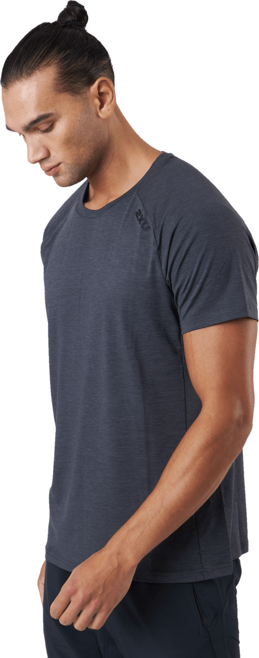 Motion Tee India Ink/black, Male, Kleding, T-shirt, Training, Zwart, M