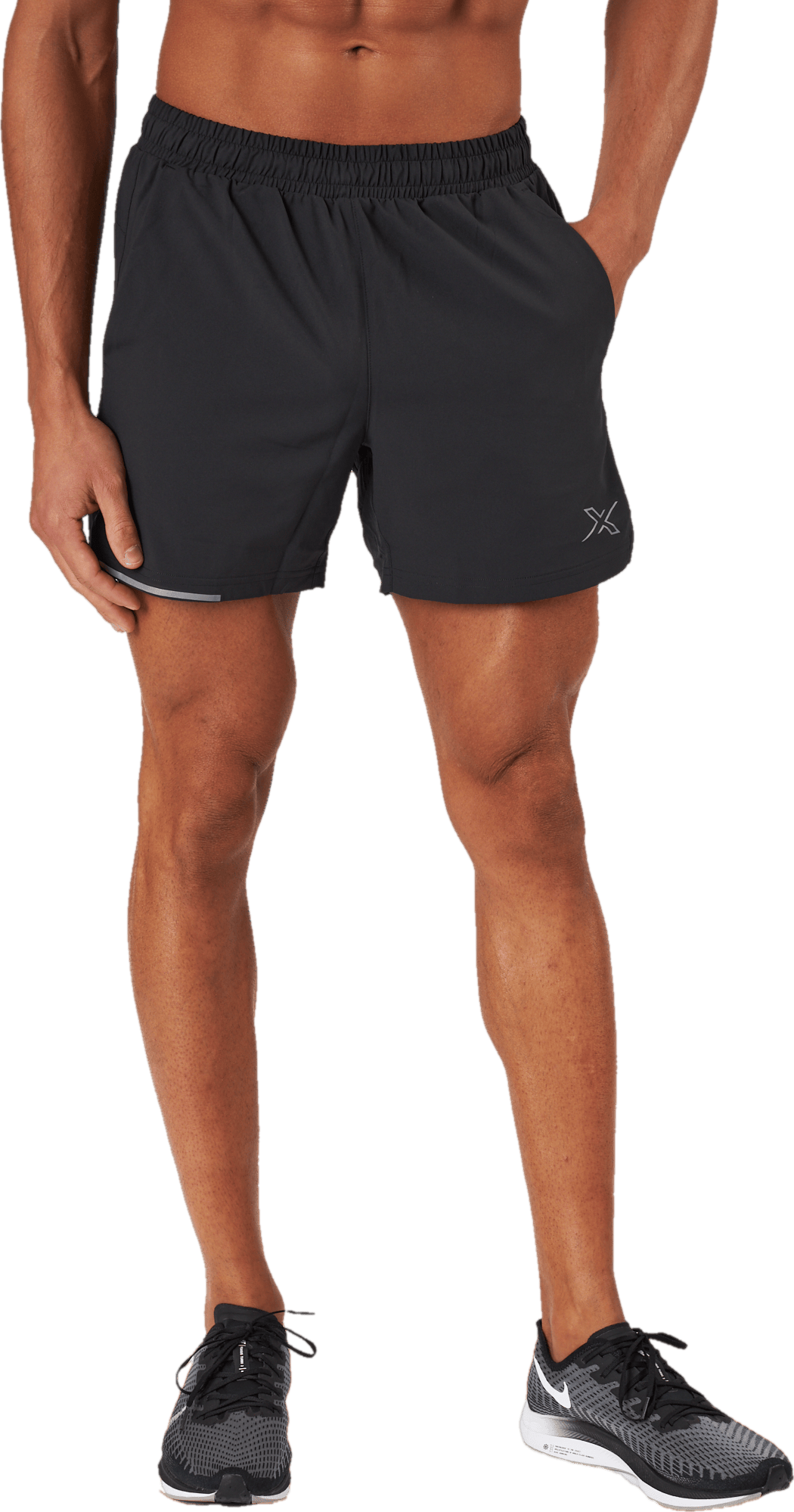 Aero 5 Inch Shorts Black/silver Reflective - Bild 2