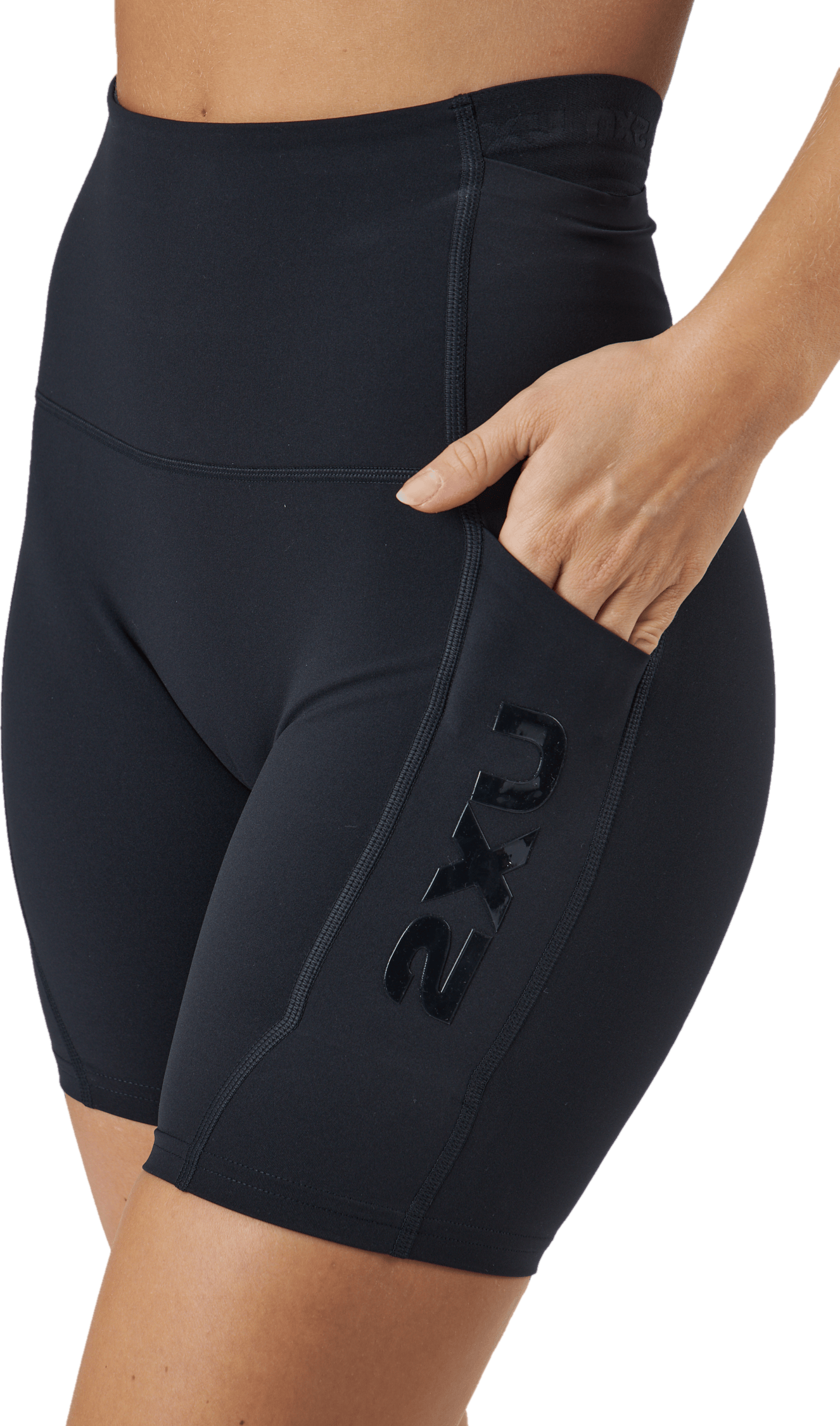 Form Stash Hi-rise Bike Short Black/black - Bild 4
