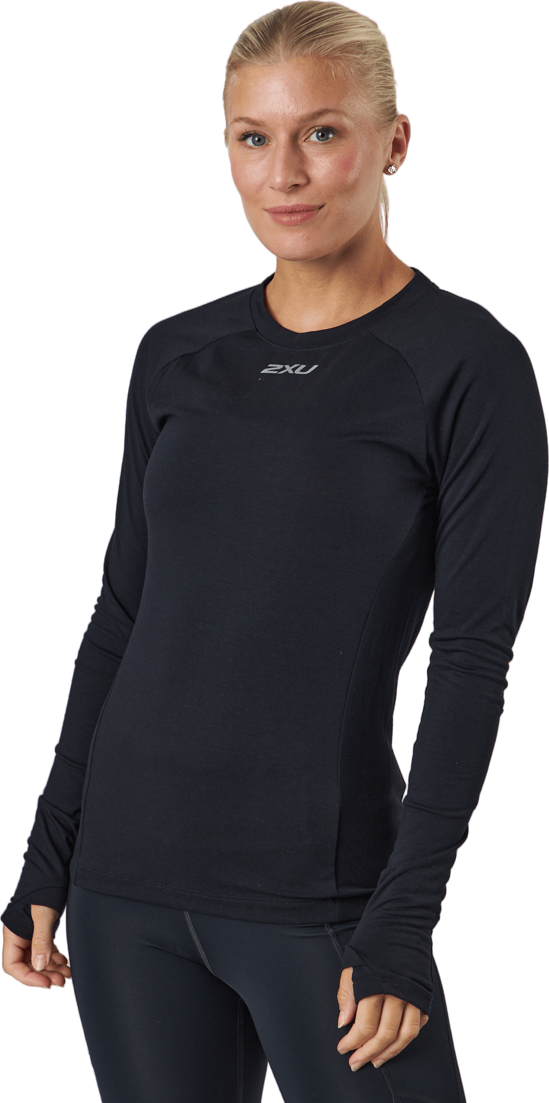 Ignition Base Layer L/s Black/silver Reflective
