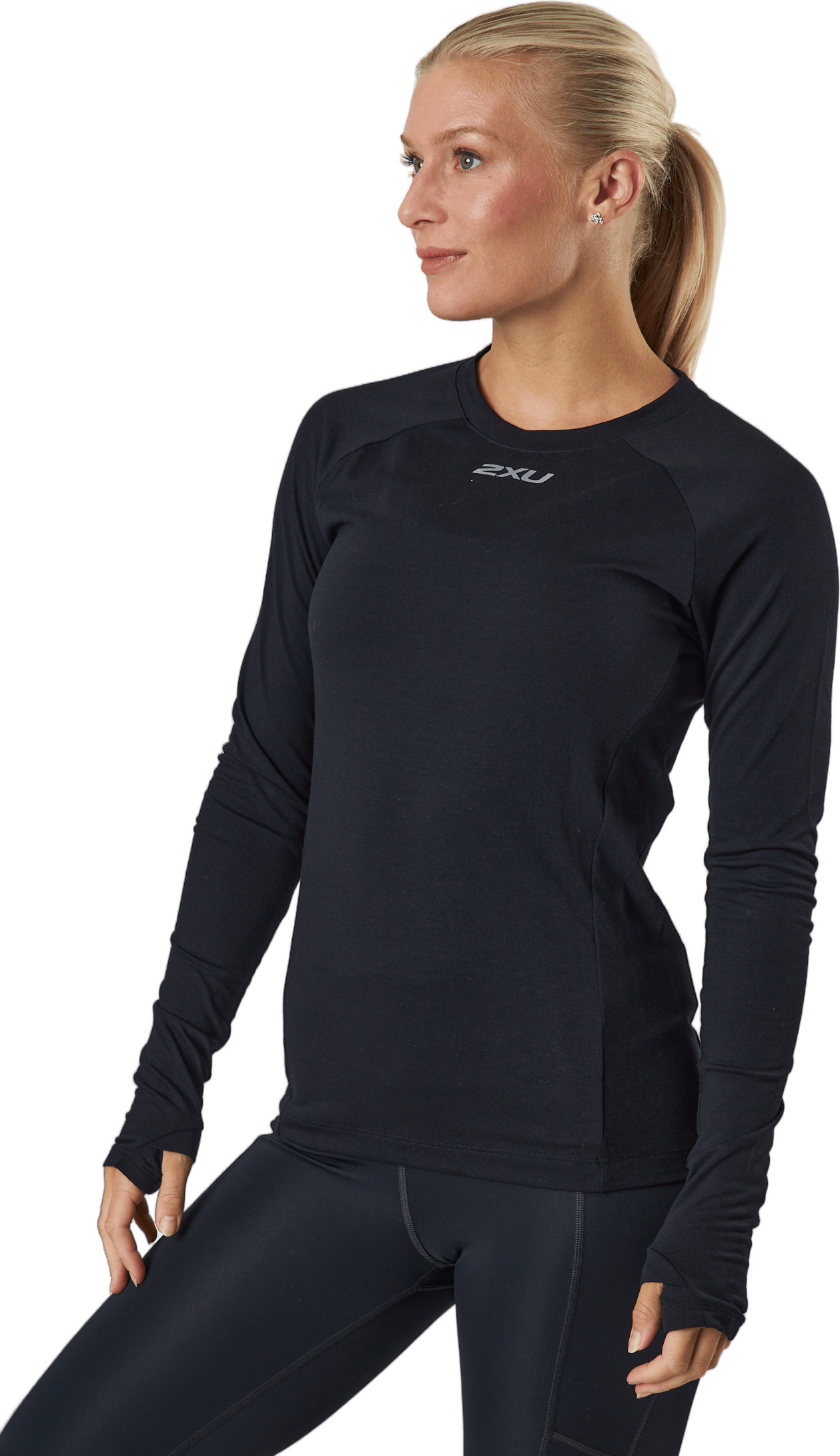 Ignition Base Layer L/s Black/silver Reflective - Bild 2