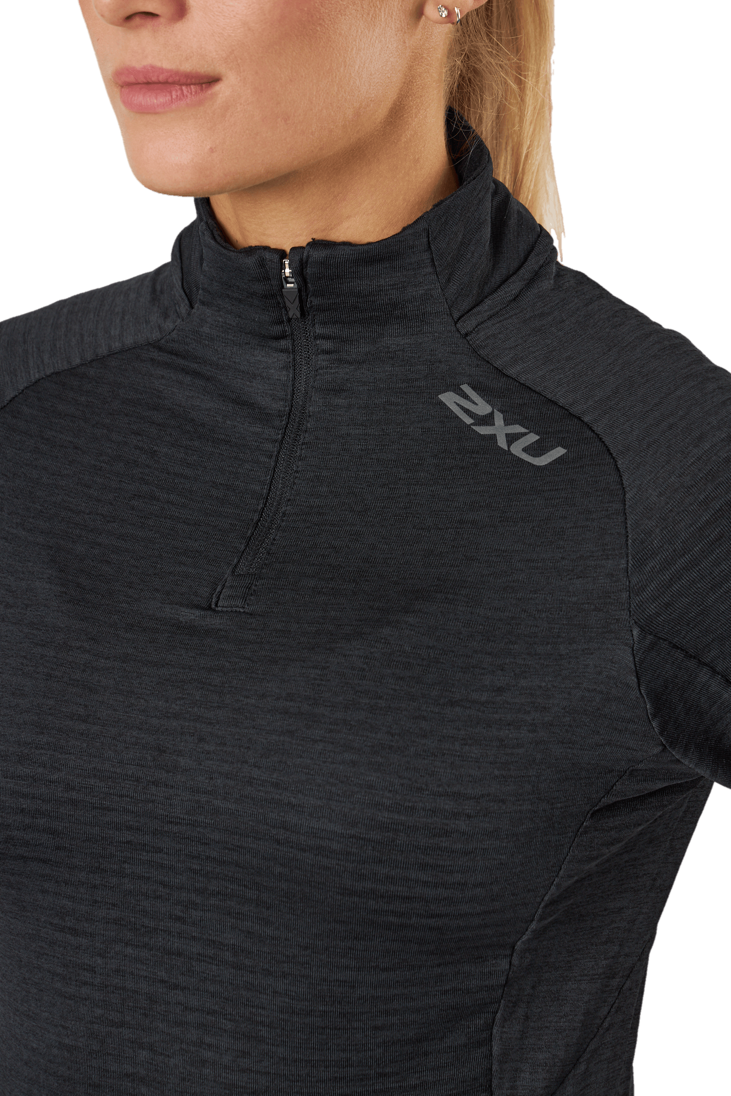 Ignition 1/4 Zip Black/ Black Reflective - Bild 3