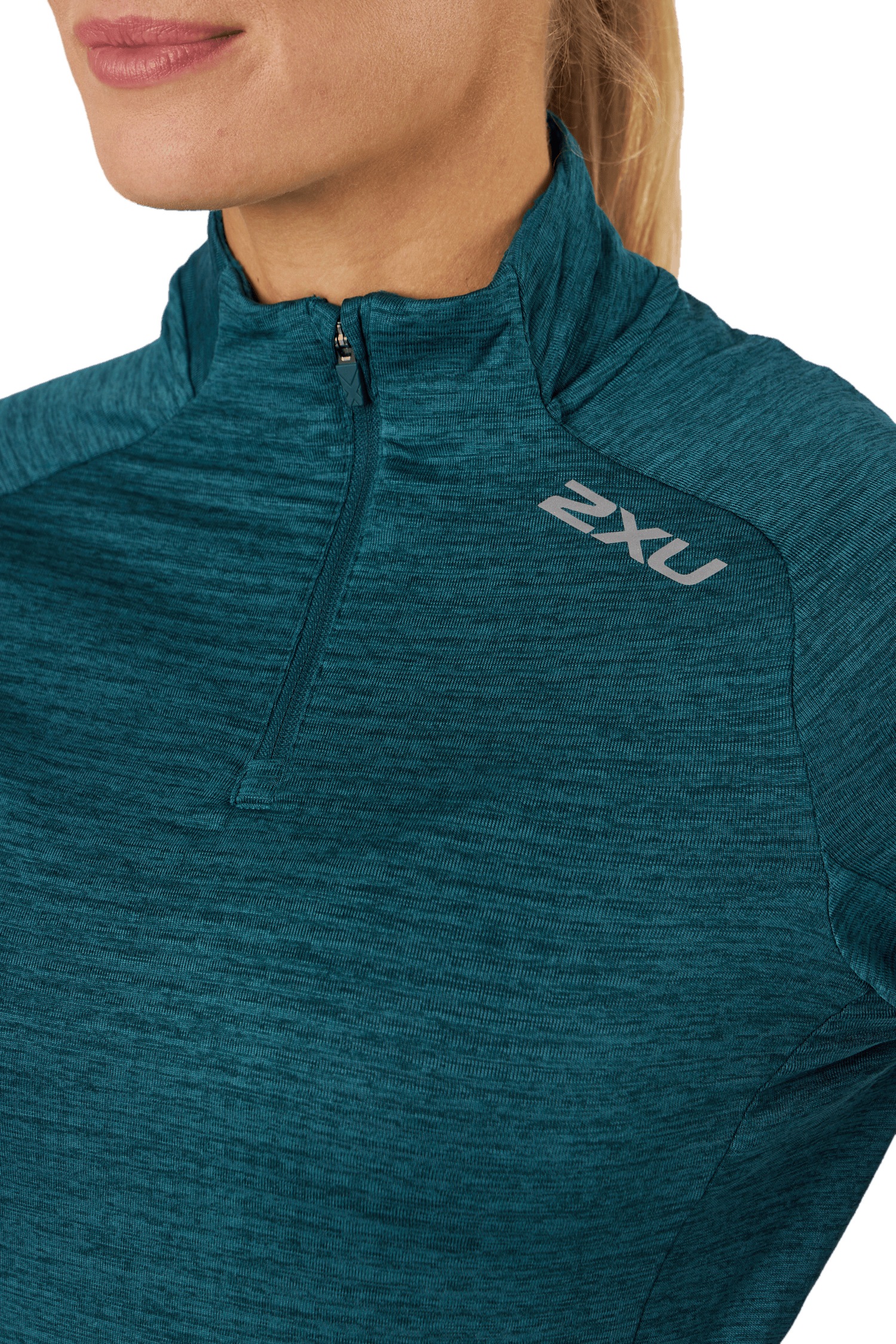 Ignition 1/4 Zip Deep Jade/silver Reflective - Bild 4