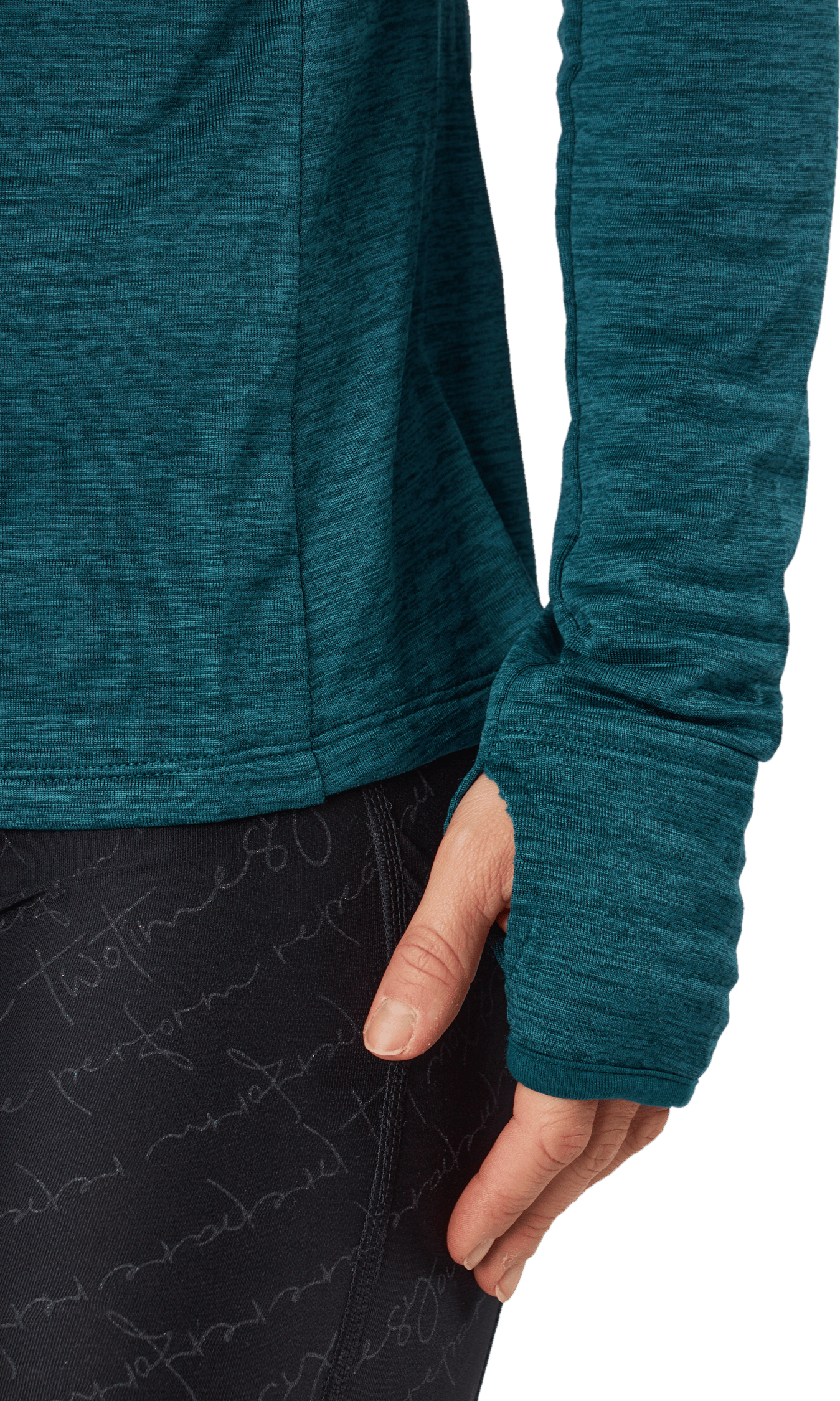 Ignition 1/4 Zip Deep Jade/silver Reflective - Bild 5