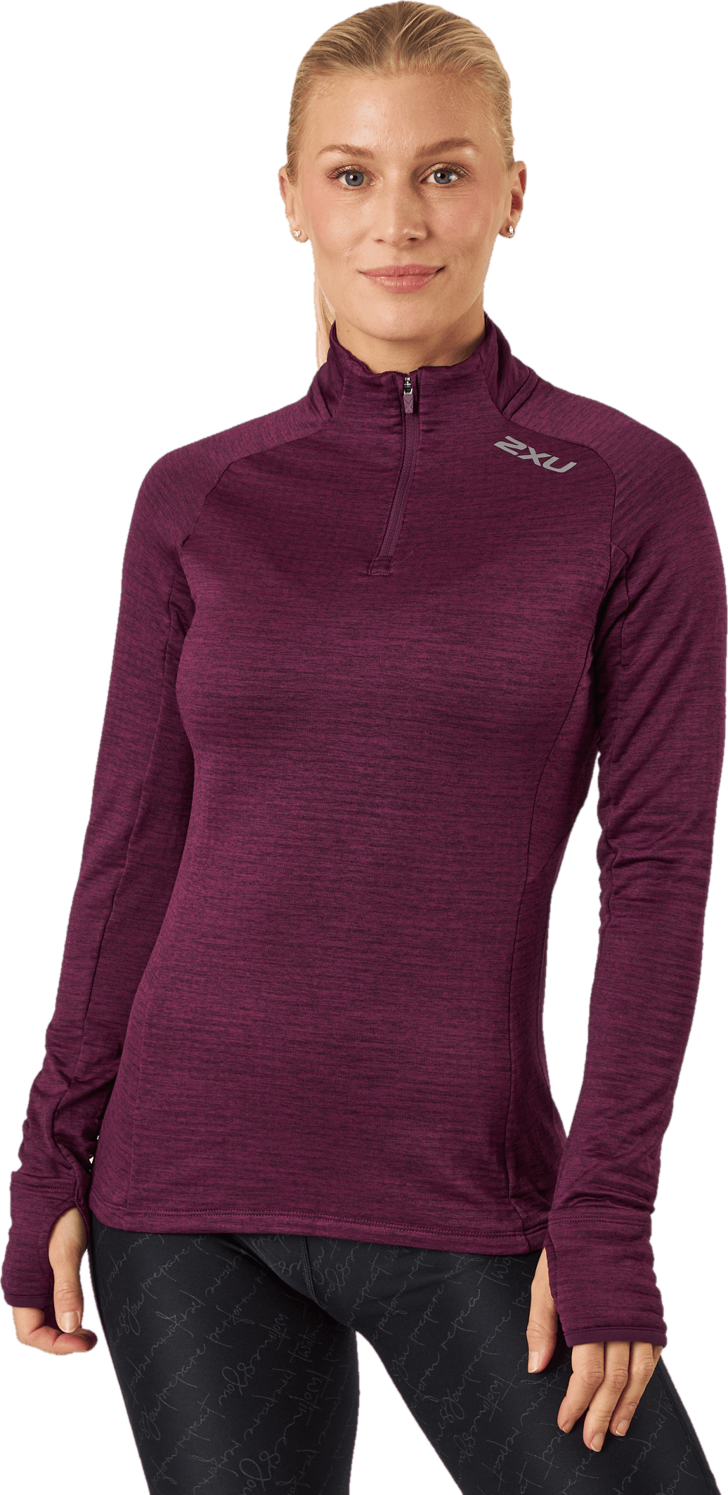 Ignition 1/4 Zip Beet/silver Reflective
