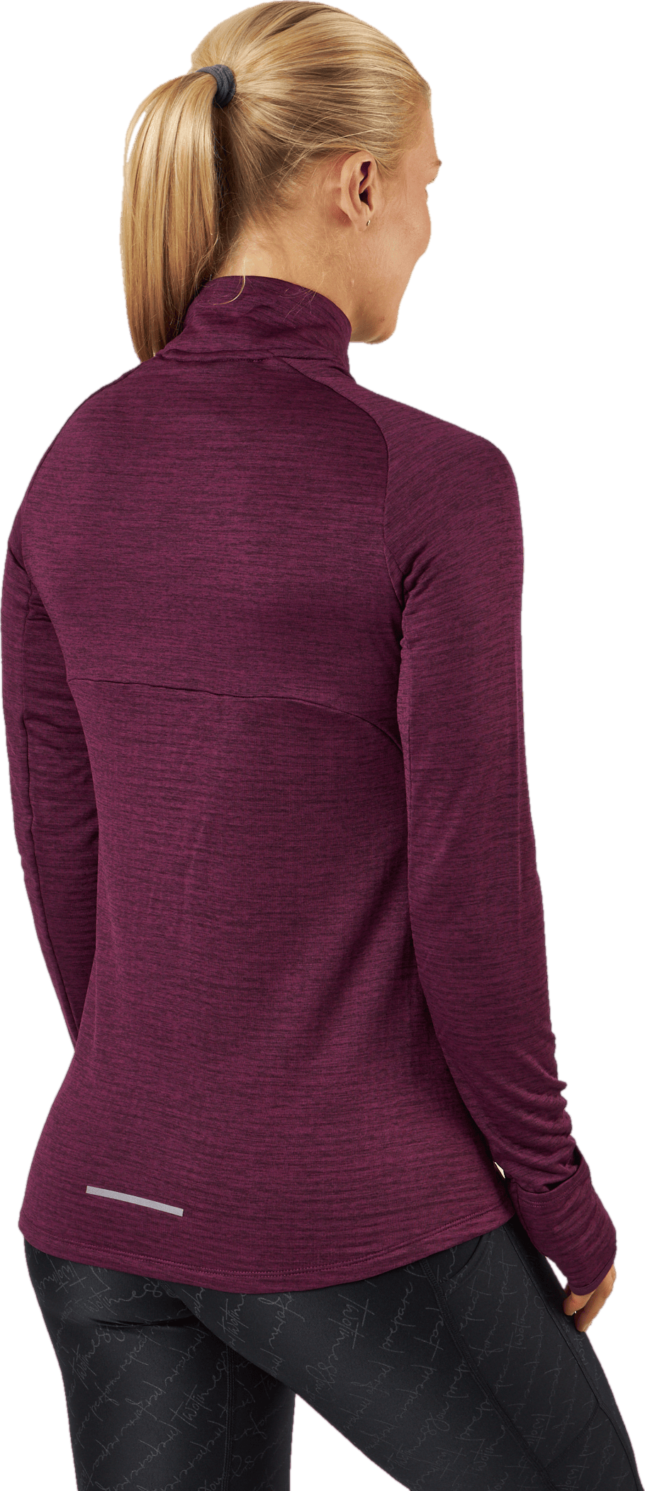 Ignition 1/4 Zip Beet/silver Reflective - Bild 3