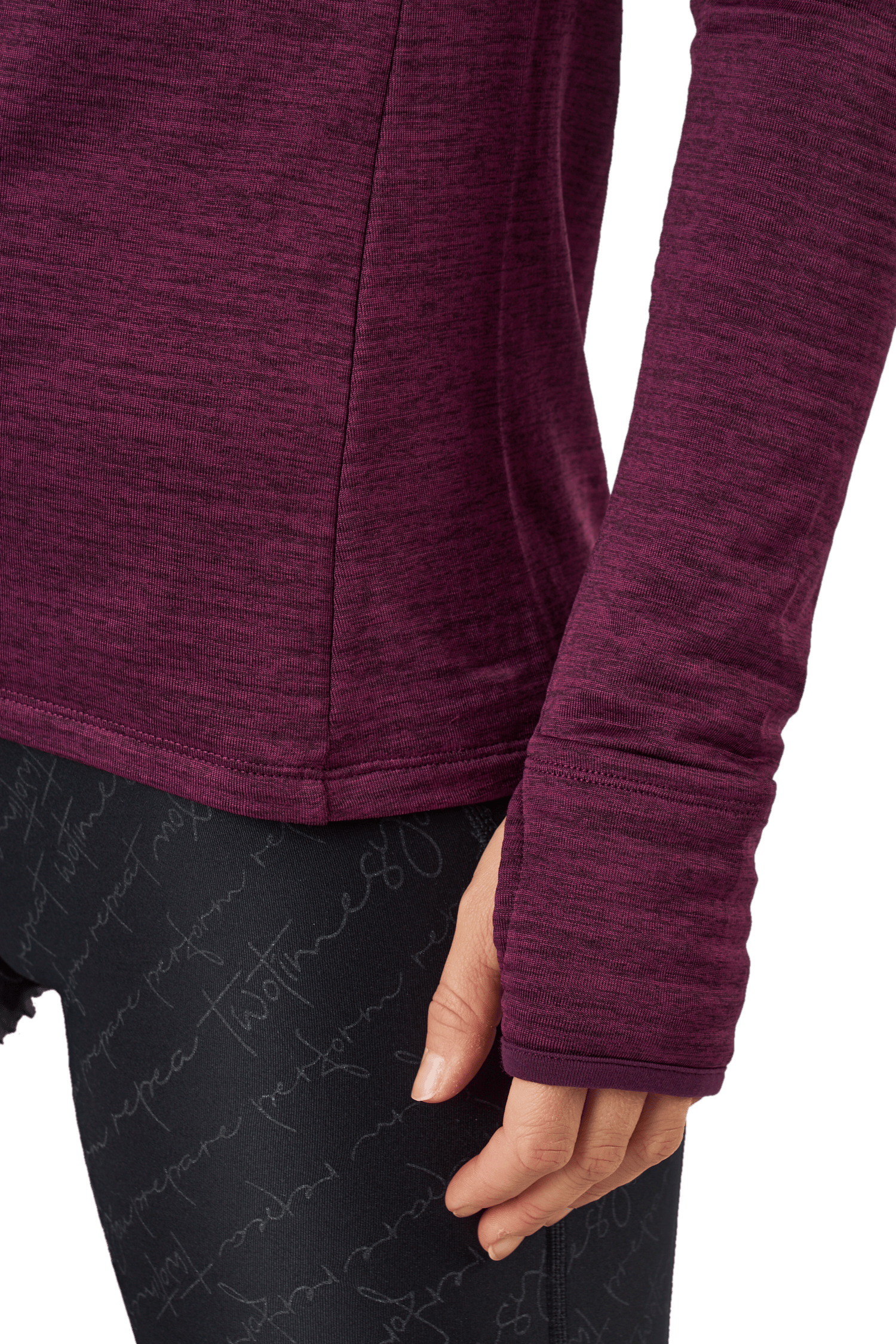 Ignition 1/4 Zip Beet/silver Reflective - Bild 5
