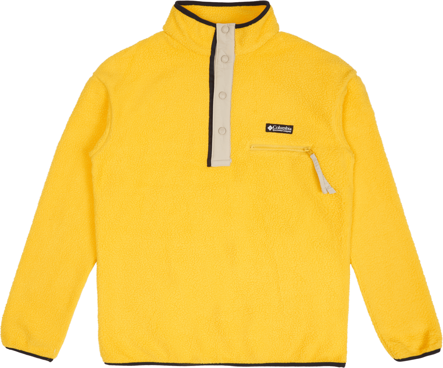 Helvetia™ Half Snap Fleece Stinger, Male, Ropa, sudaderas con capucha y sudaderas, Amarillo, XL