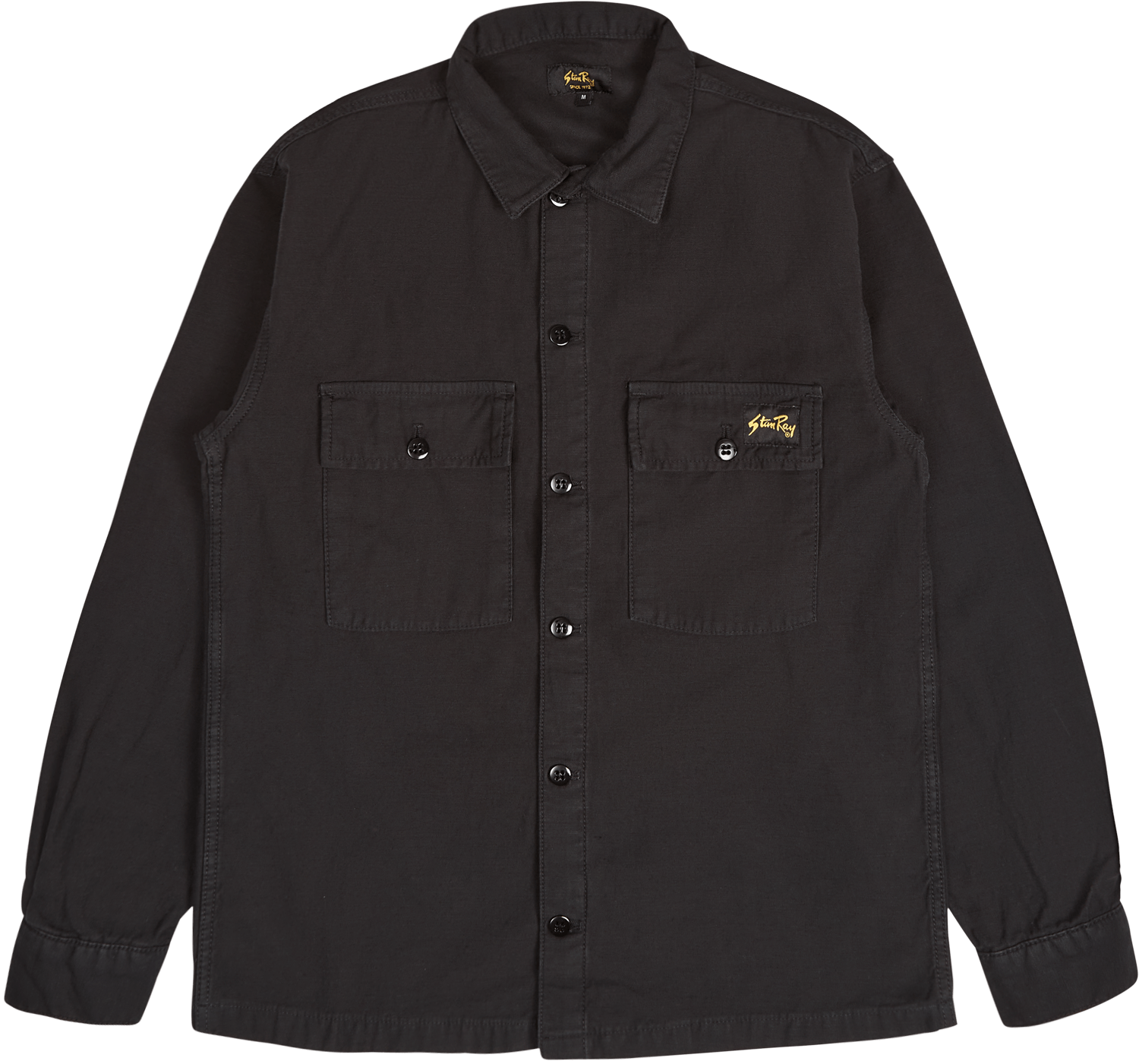 Cpo Shirt Black Sateen, Male, Odevy, Košele, Čierna, L