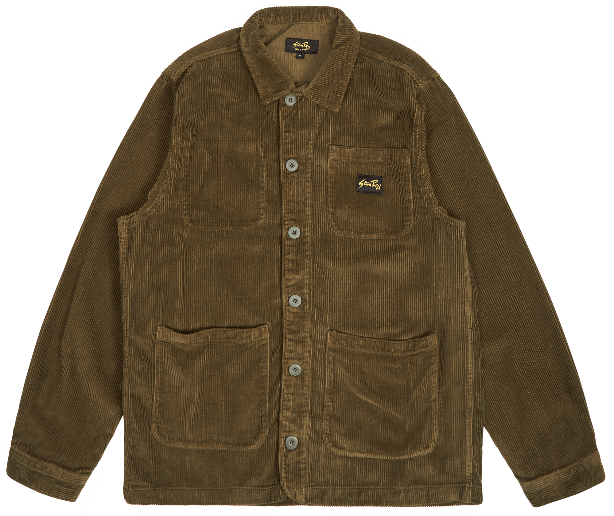 Painters Jacket Olive Cord, Male, Apparels, jackets, Brown, M