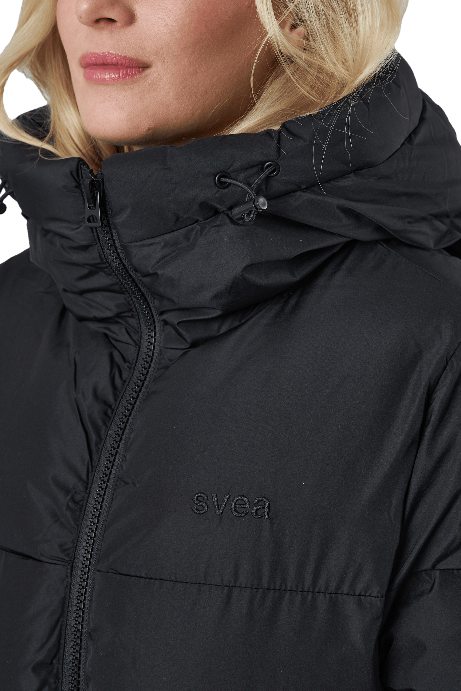 Beltet Short Padded Hood Jacke Black - Bild 4