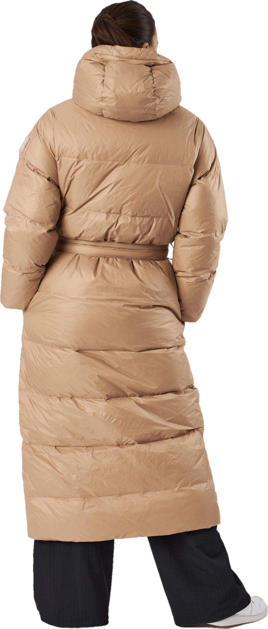 Long Beltet Coat Camel Brown - Bild 3