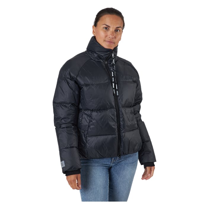 Volume Puffer Jacket Black, Female, Apparels, jackets, Black, XL