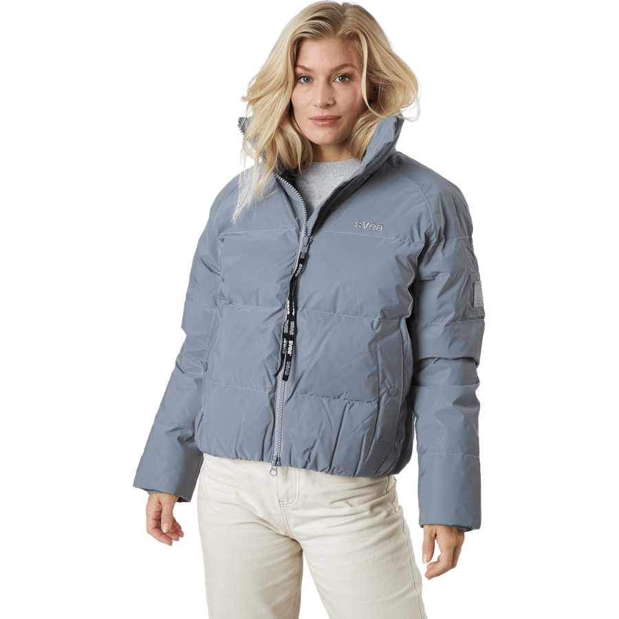 Volume Puffer Jacket Silver Reflex