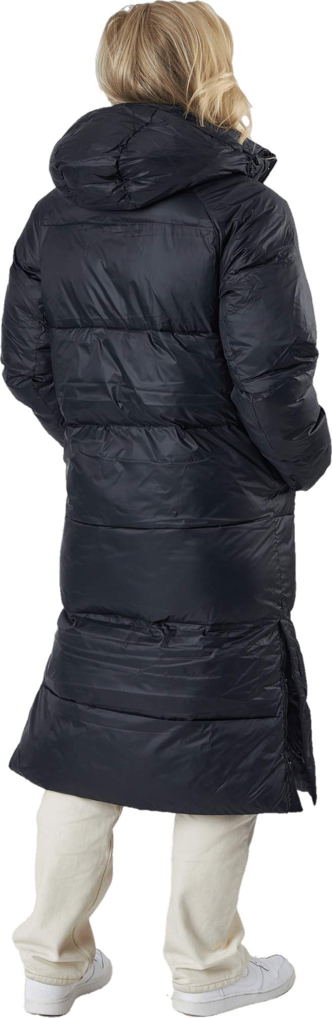 Loose Hood Coat Black - Bild 3