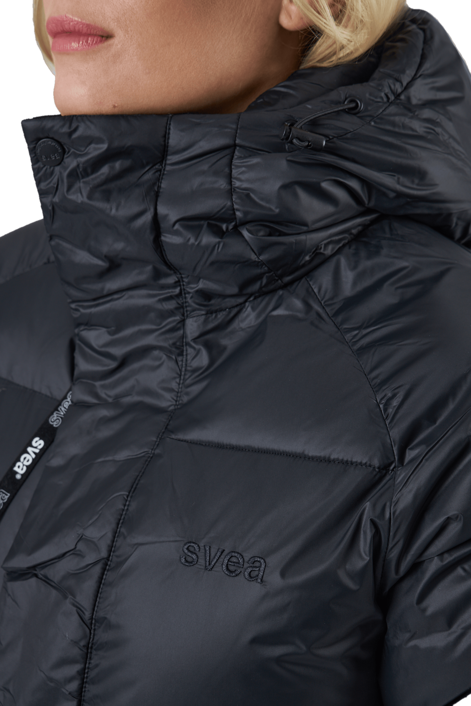 Loose Hood Coat Black - Bild 5