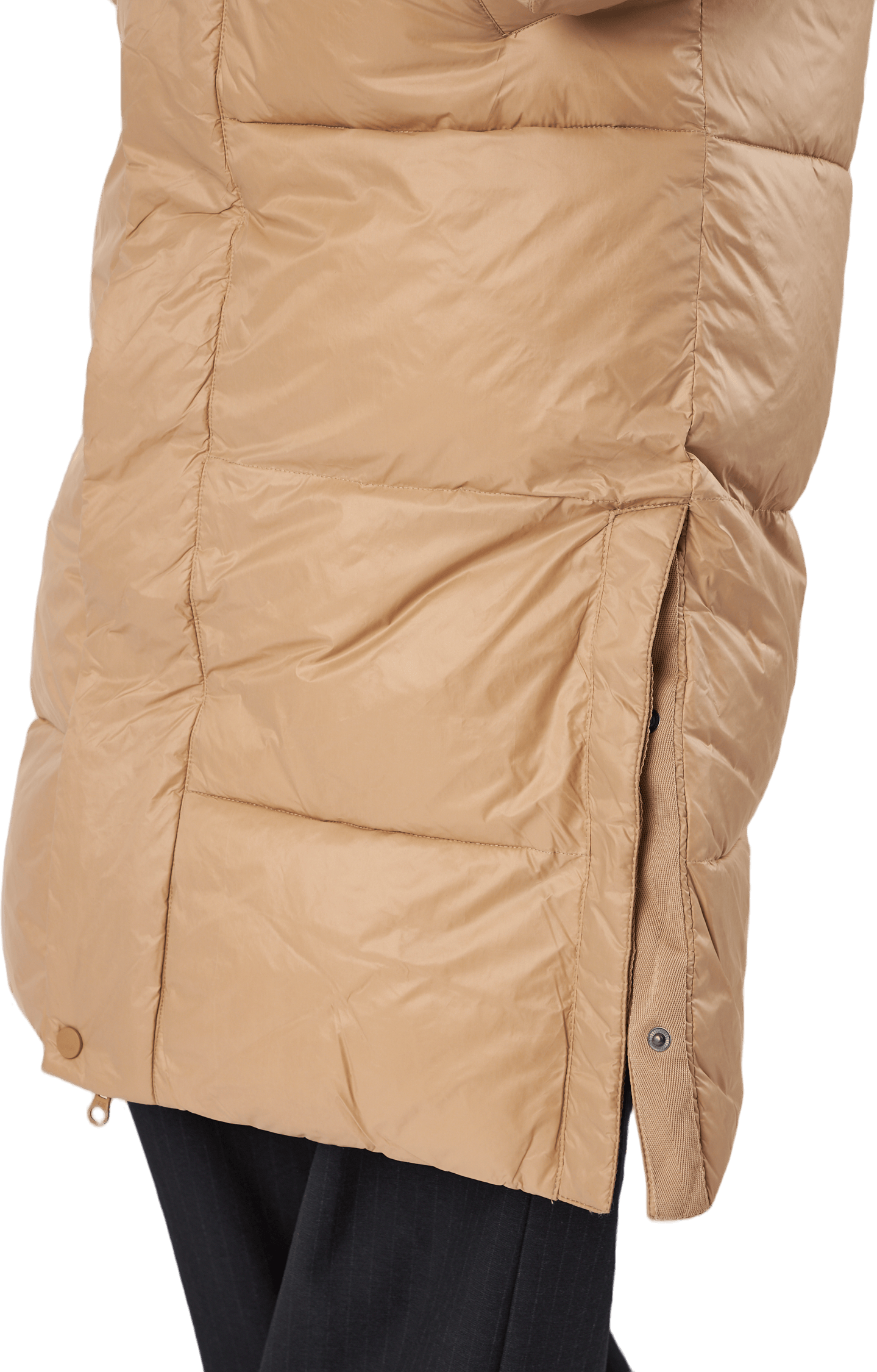 Loose Hood Coat Camel Brown - Bild 5