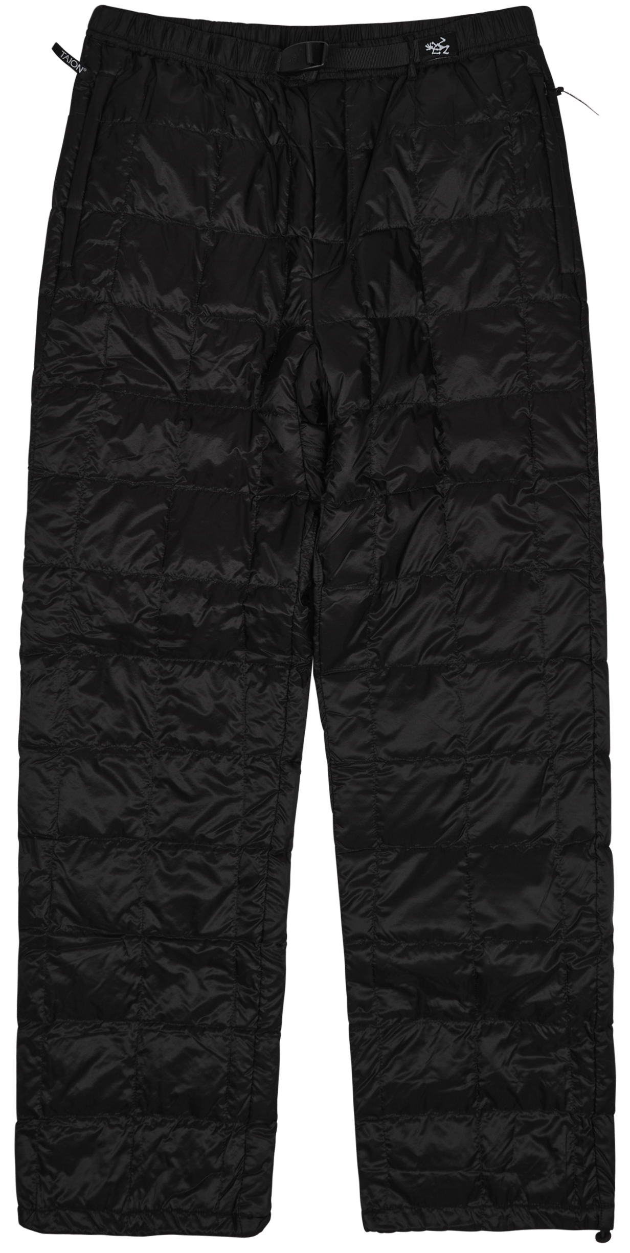 Taion/gramicci Down Pant Black, Male, Vêtements, Bottoms, Noir, L