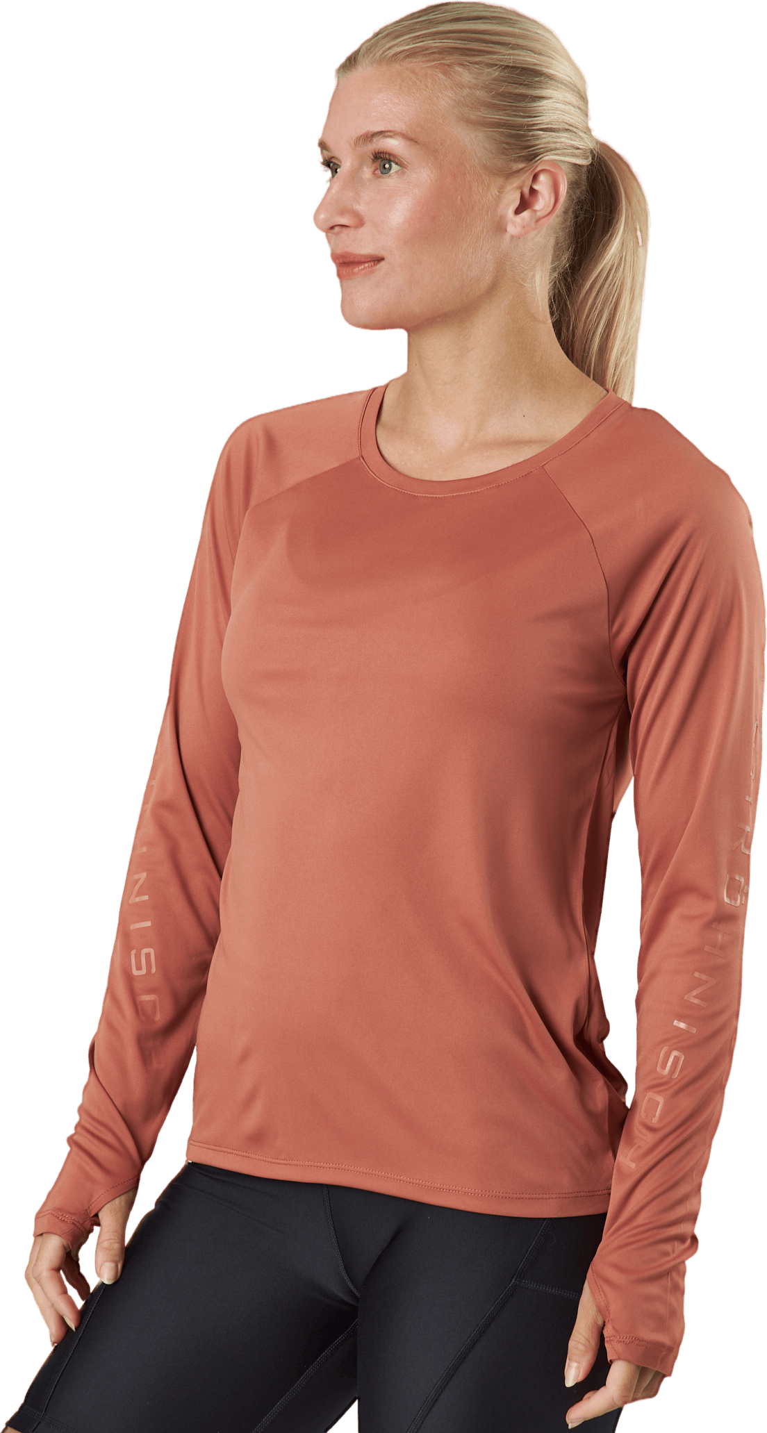 Active Logo Long Sleeve Copper Brown - Bild 2