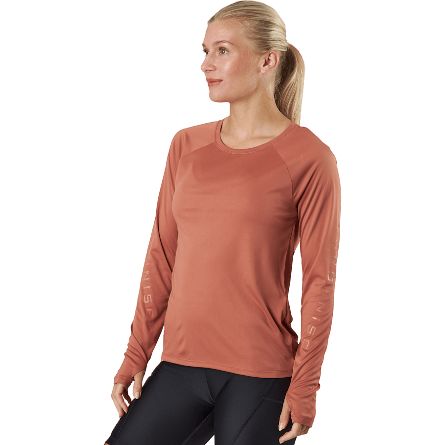 Active Logo Long Sleeve Copper Brown - Bild 2
