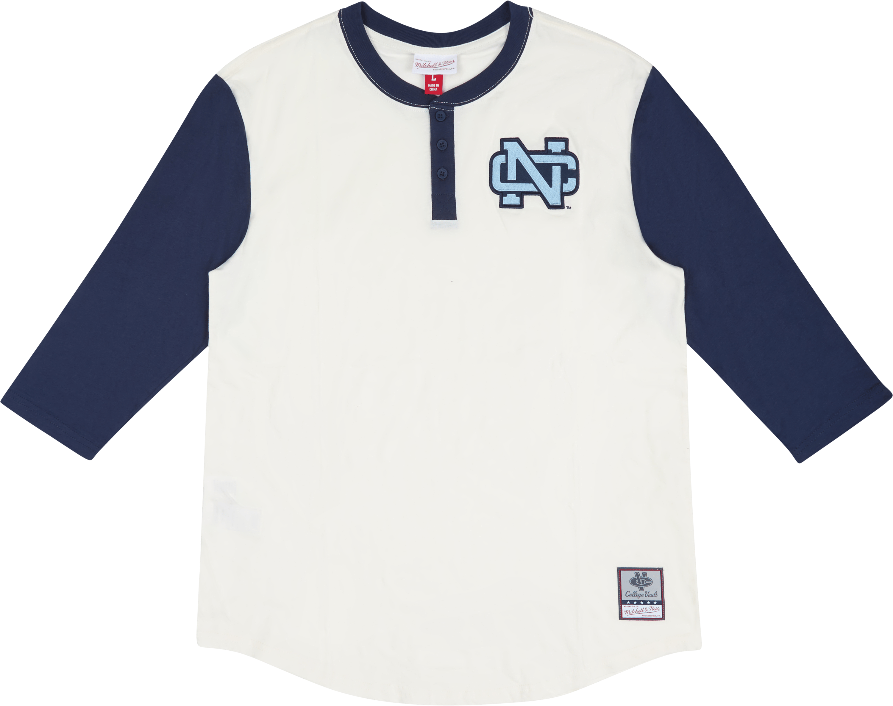 UNC Icon Henley Cream