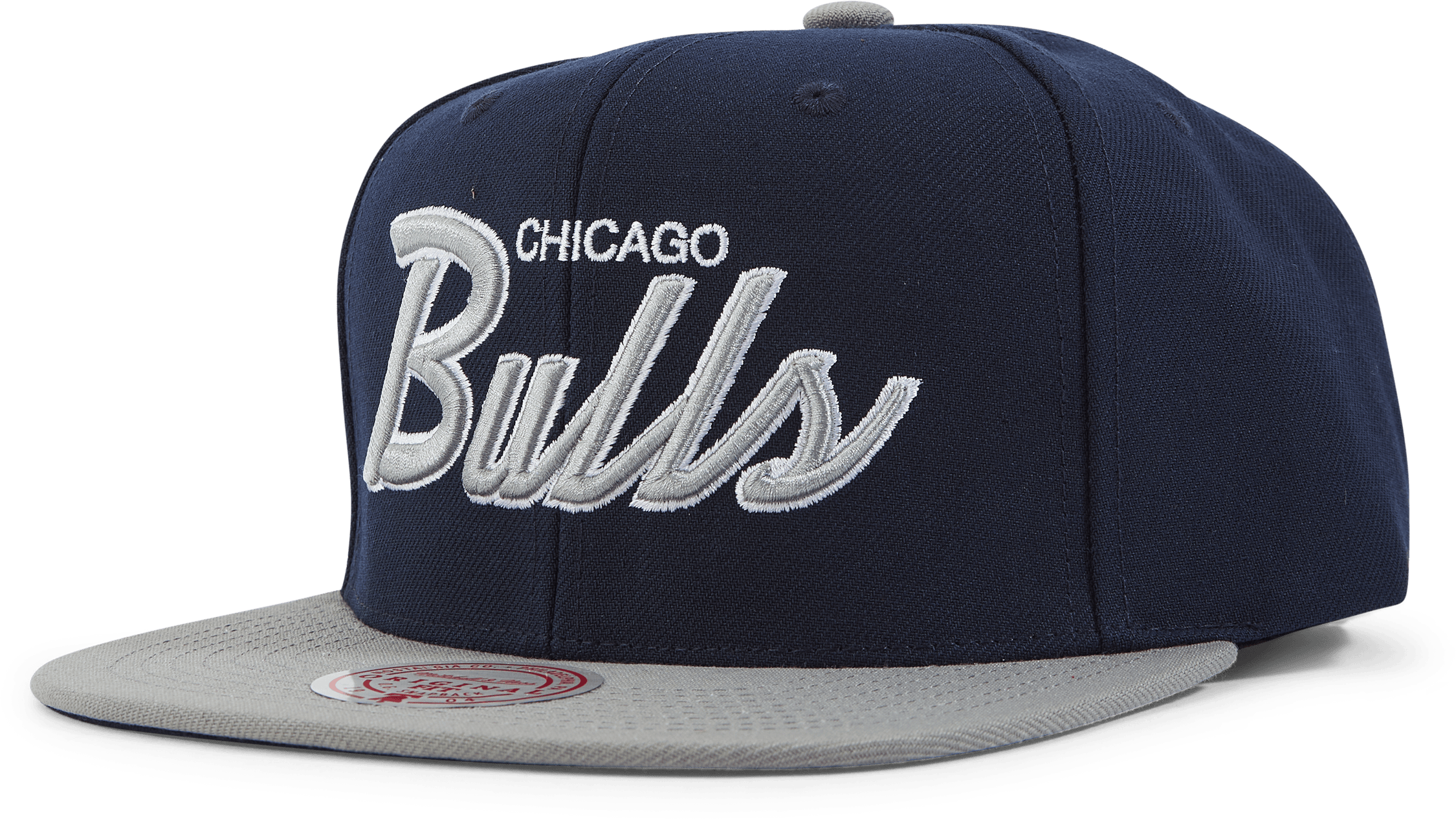 Bulls Navy Spirit Script Snapback