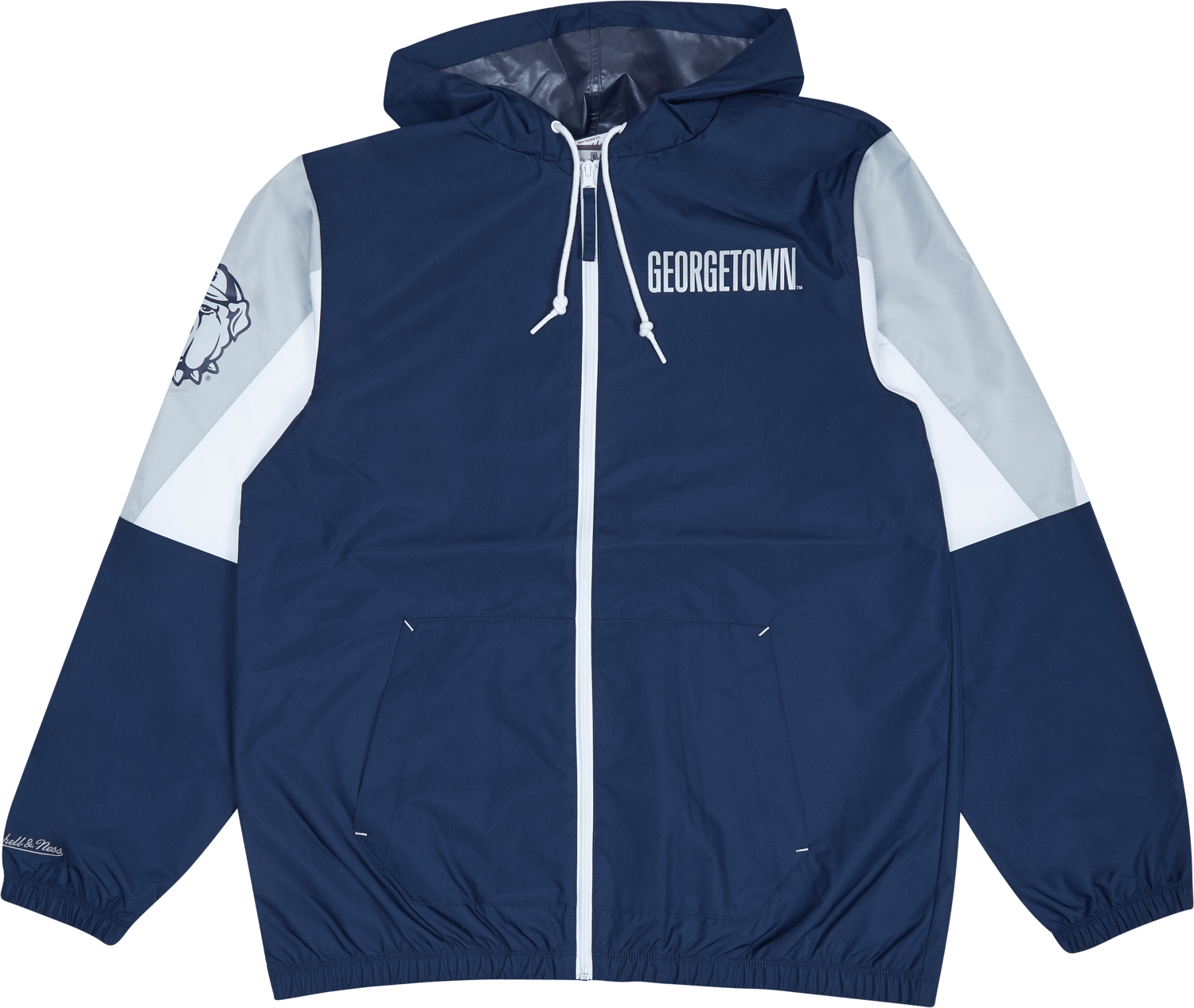 Hoyas Throw It Back Full Zip Windbreak