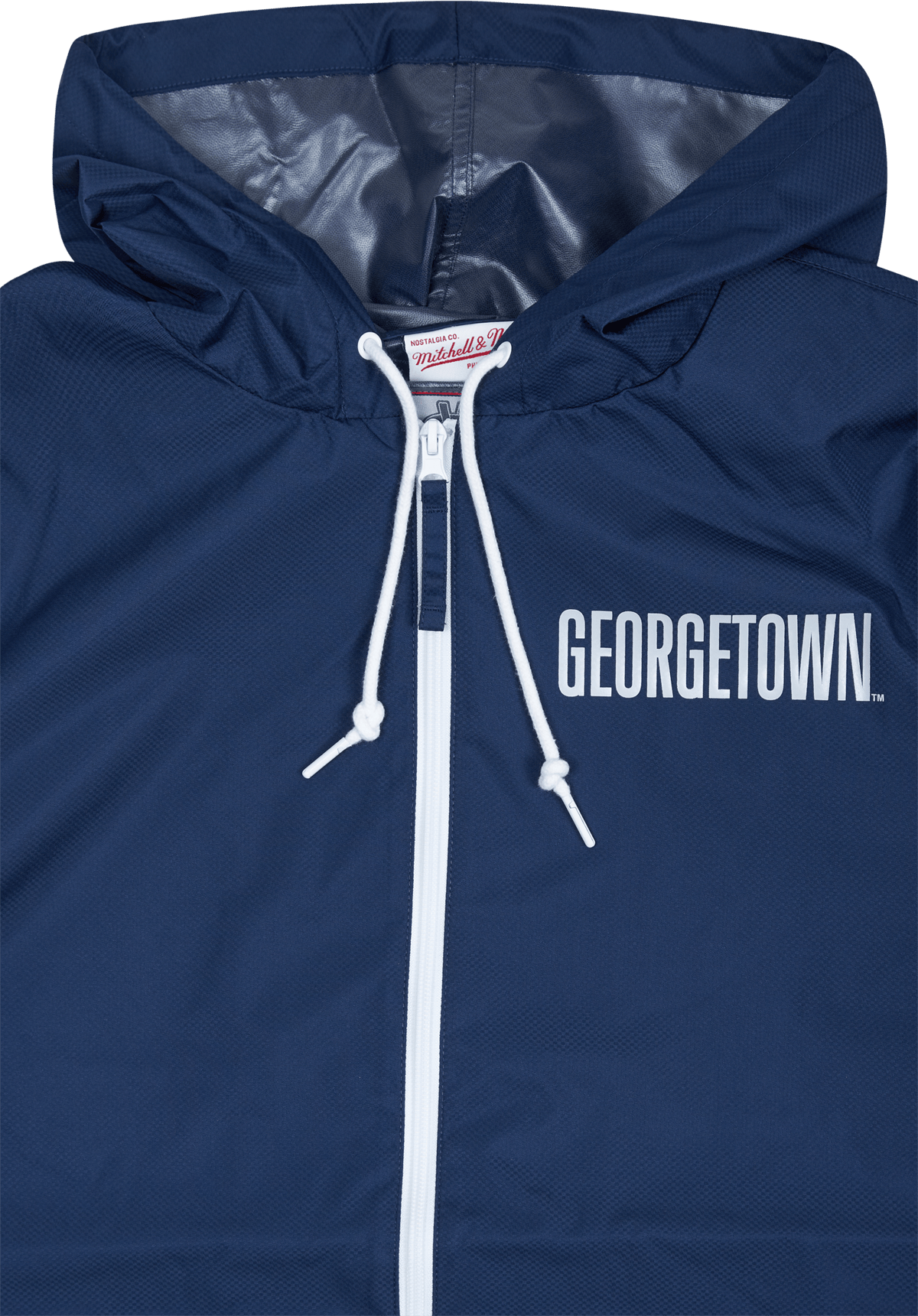Hoyas Throw It Back Full Zip Windbreak - Bild 3
