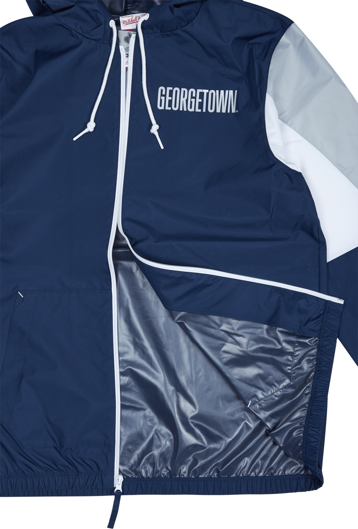 Hoyas Throw It Back Full Zip Windbreak - Bild 5