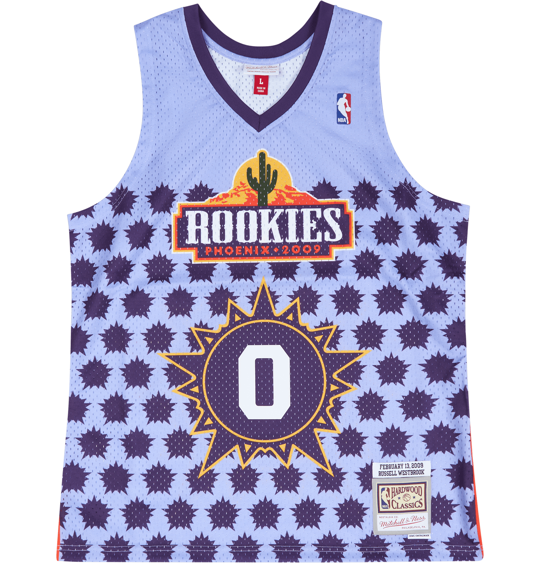 Rising Stars Rookie Jersey - Westbrook -09, Male, Apparels, Jersey, Purple, XL
