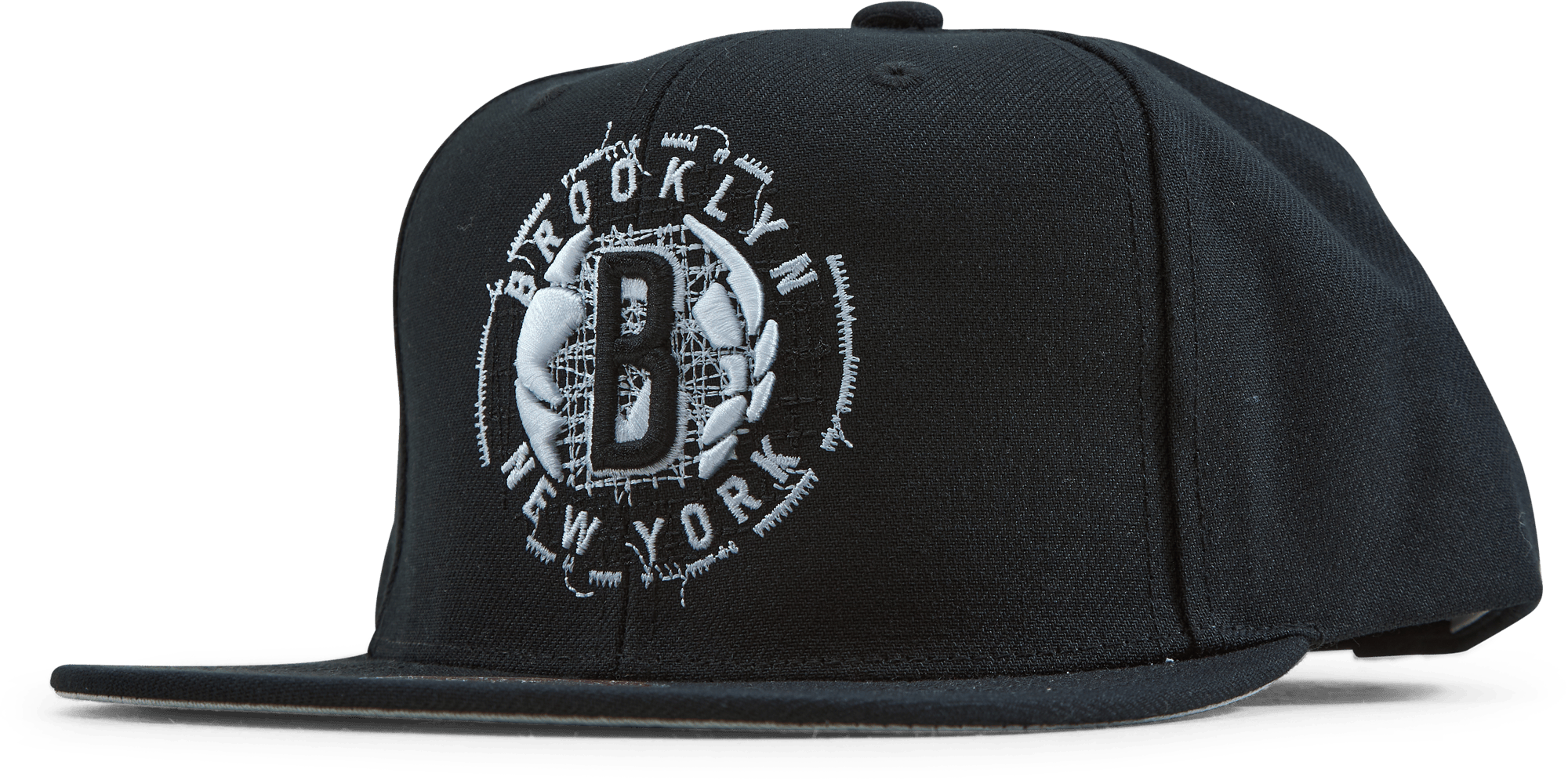 Nets Embroidery Glitch Snapback