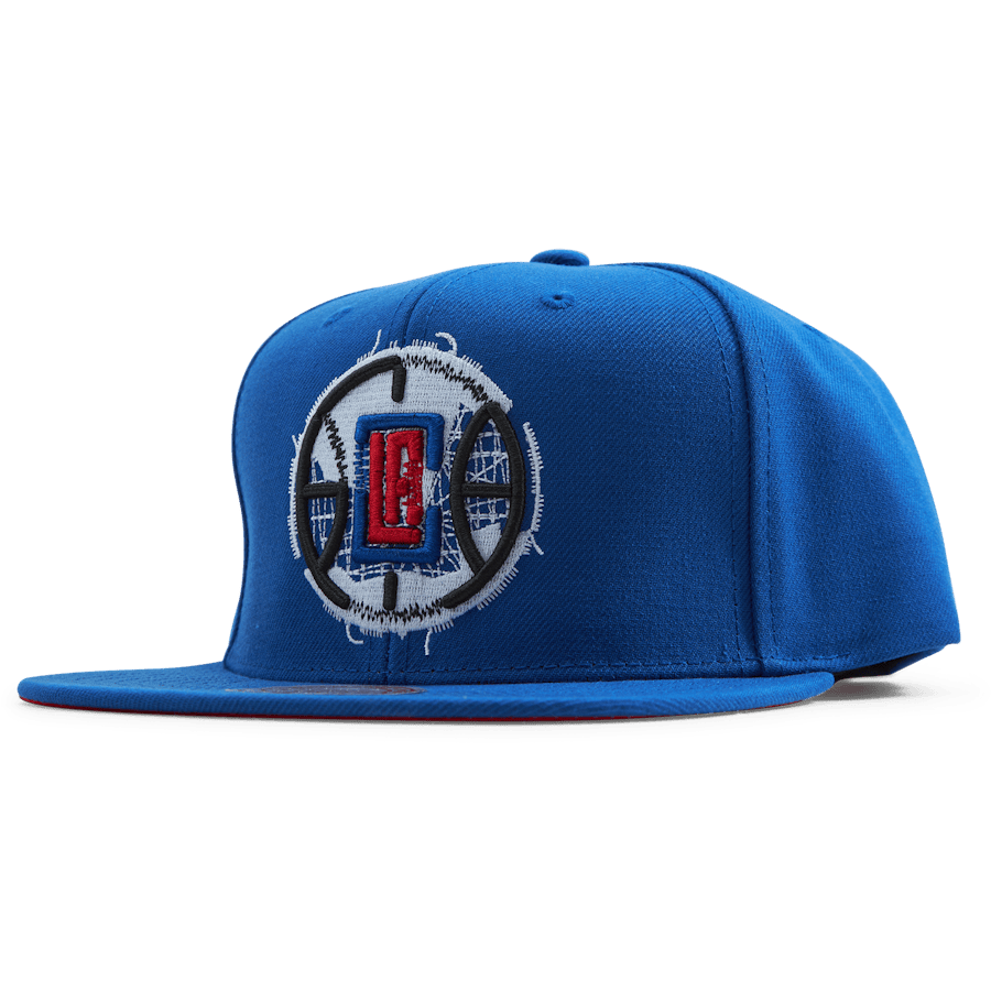 Clippers Embroidery Glitch Snapback