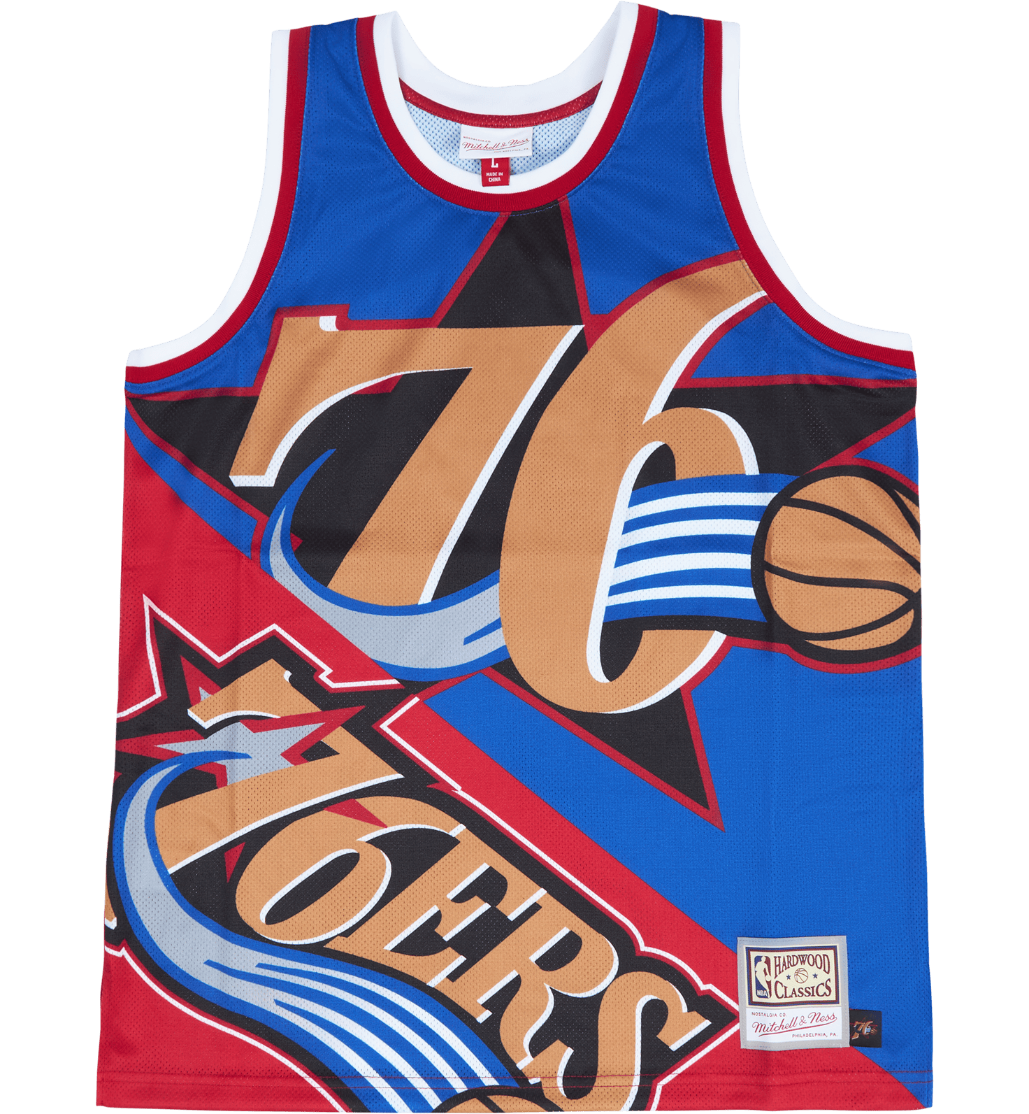 76ers Big Face Fashion Tank 5.0