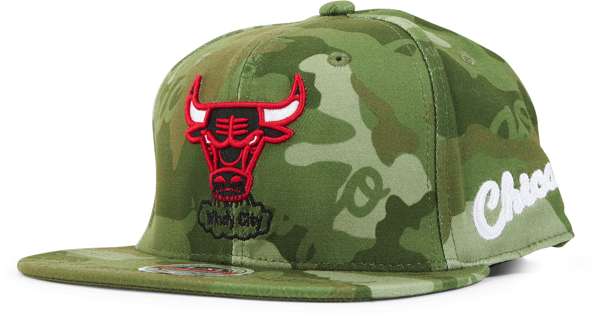 Bulls Tonal Camo Stretch Fitted HWC