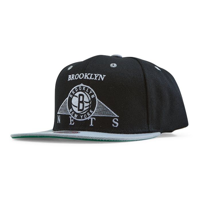 Nets Monument Snapback, Unisex, Apparels, Hats & Caps, Black, ONESIZE