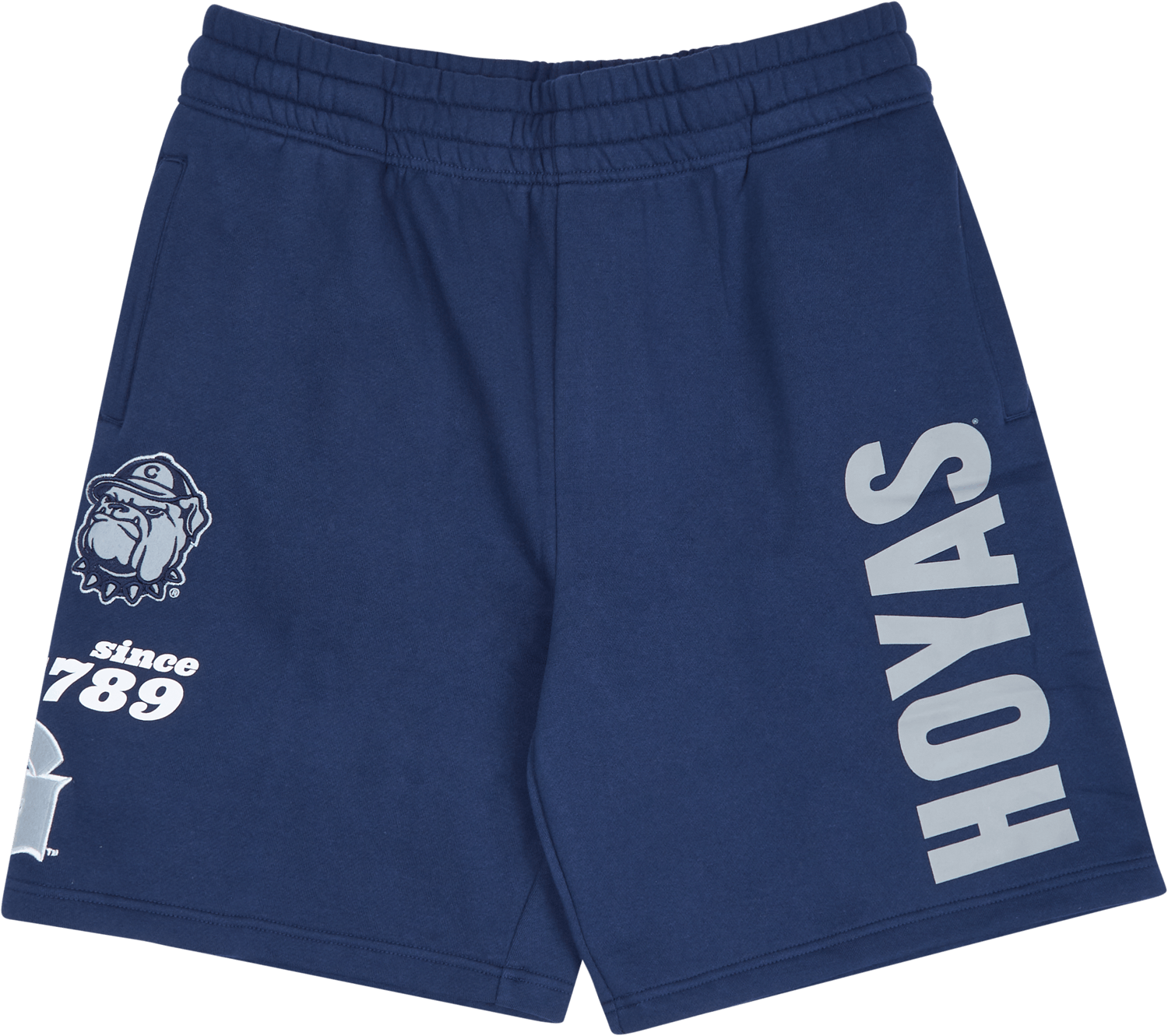 Hoyas Team Origins Fleece Short, Male, Kleding, Bottoms, Blauw, M