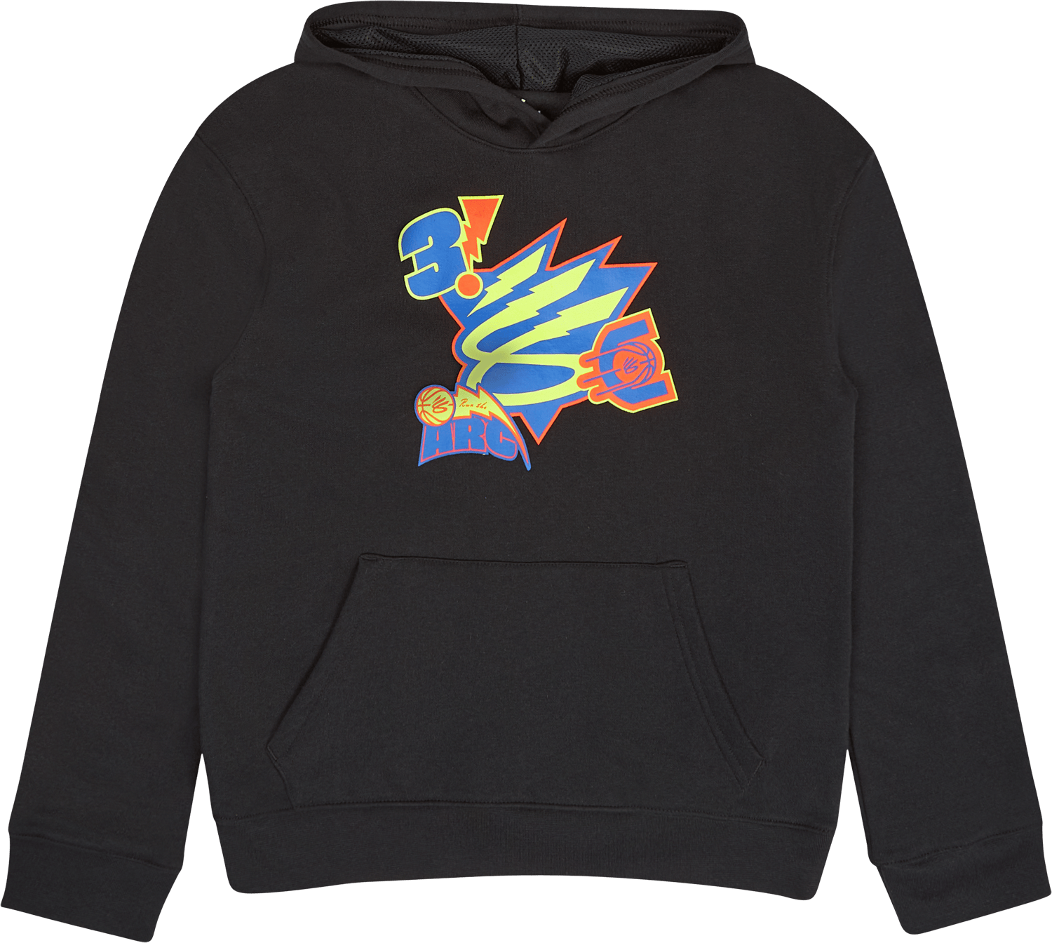 Kids Curry Big Splash Hoodie, Unisex, Apparels, Shirts, Black, XL
