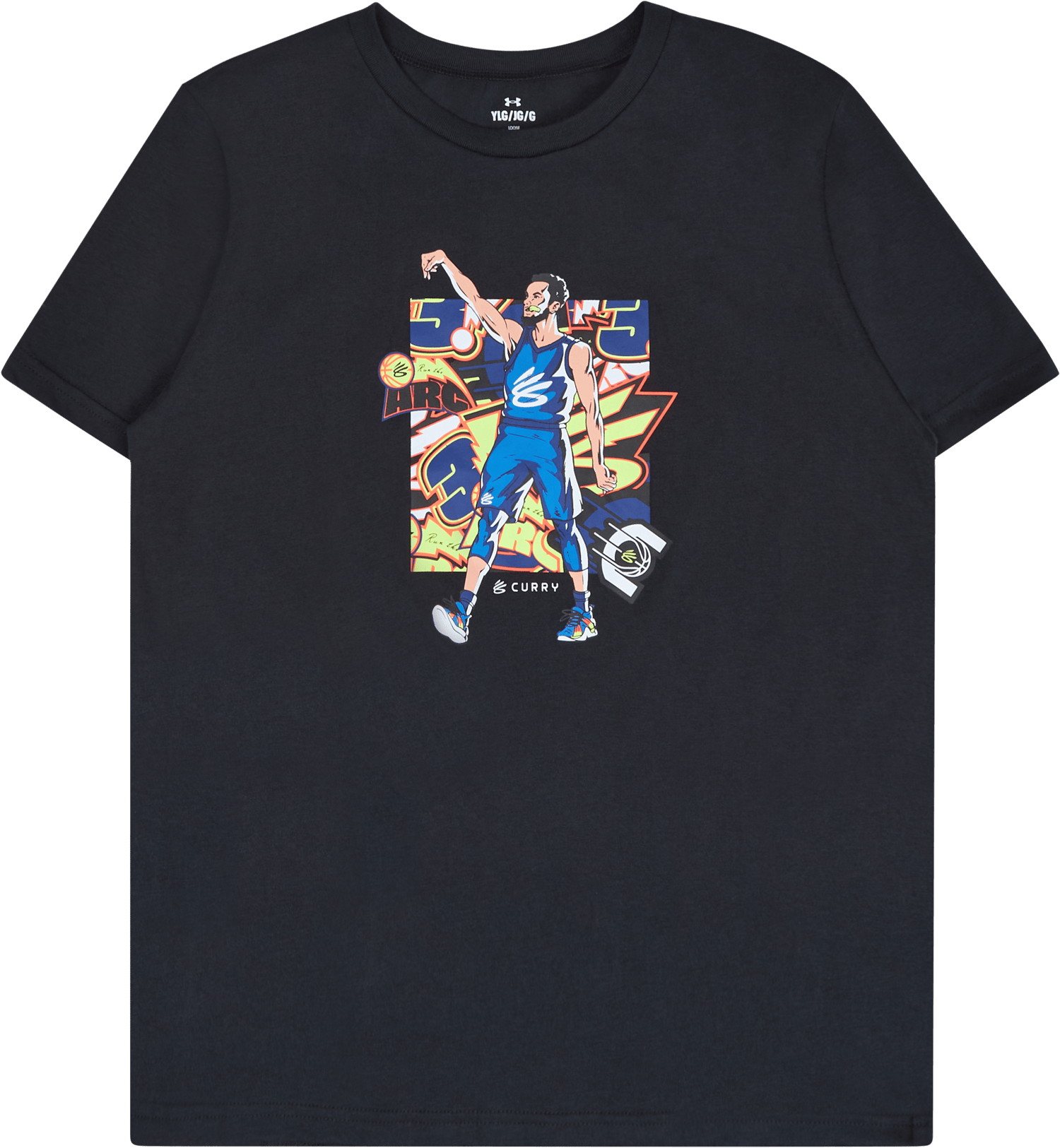 KIDS UA CURRY LIGHTNING LOGO SS